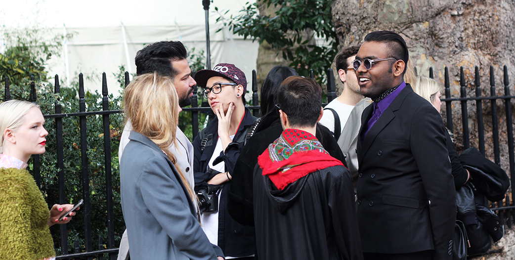 Fashion Week, London,  snapshots