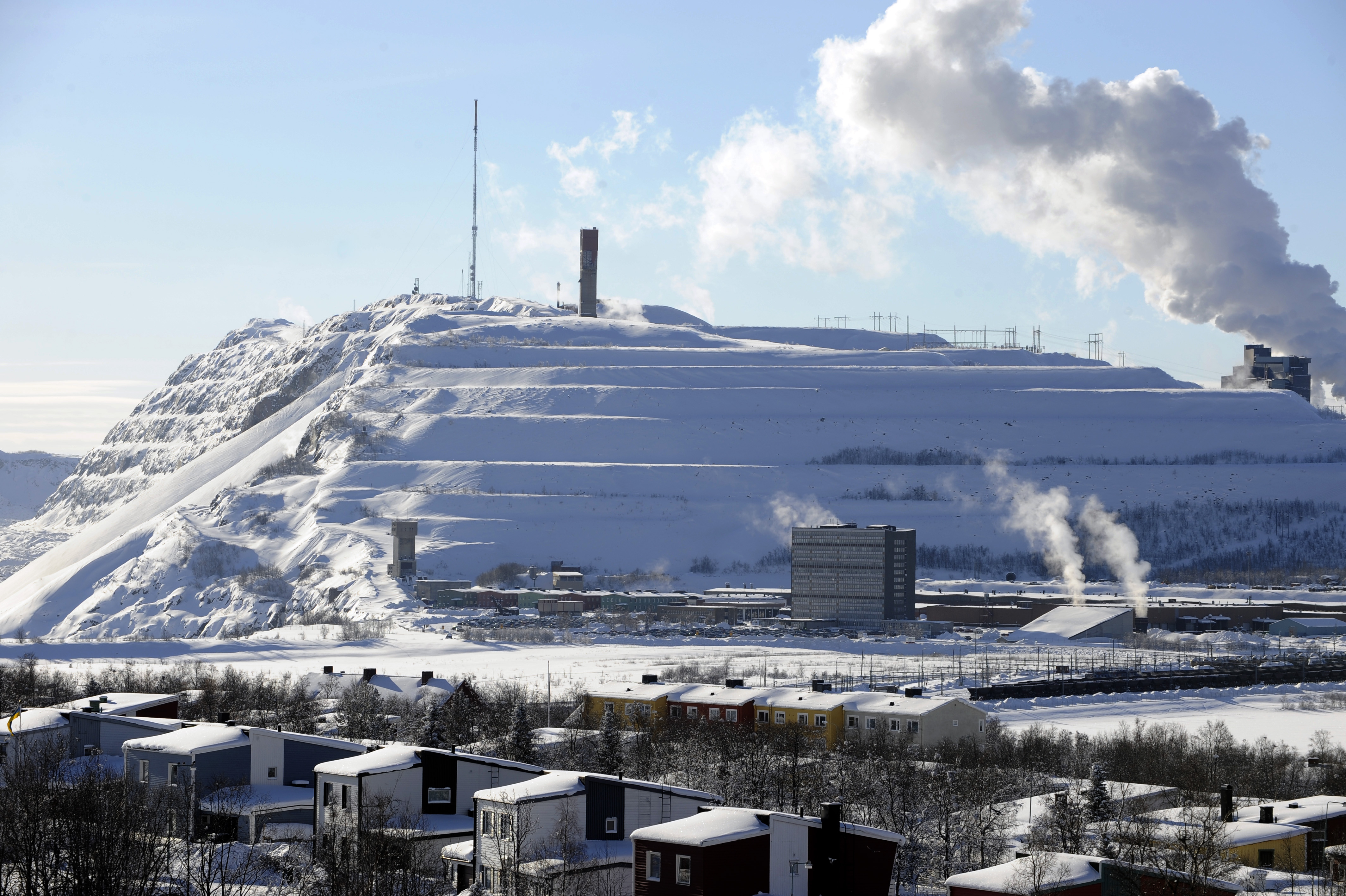 Brand i gruva – 235 personer under jord