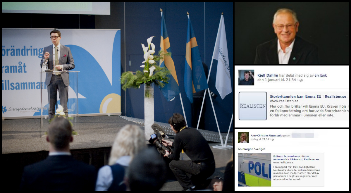 Sverigedemokraterna, Jimmie Åkesson, Martin Kinnunen, Kjell Dahlin, Linus Bylund