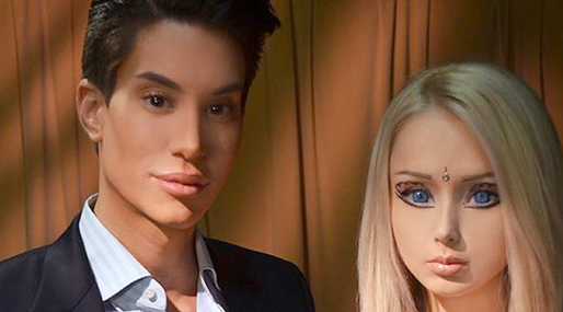 Justin Jedlica, Barbie, Valeria Lukyanova, Ken