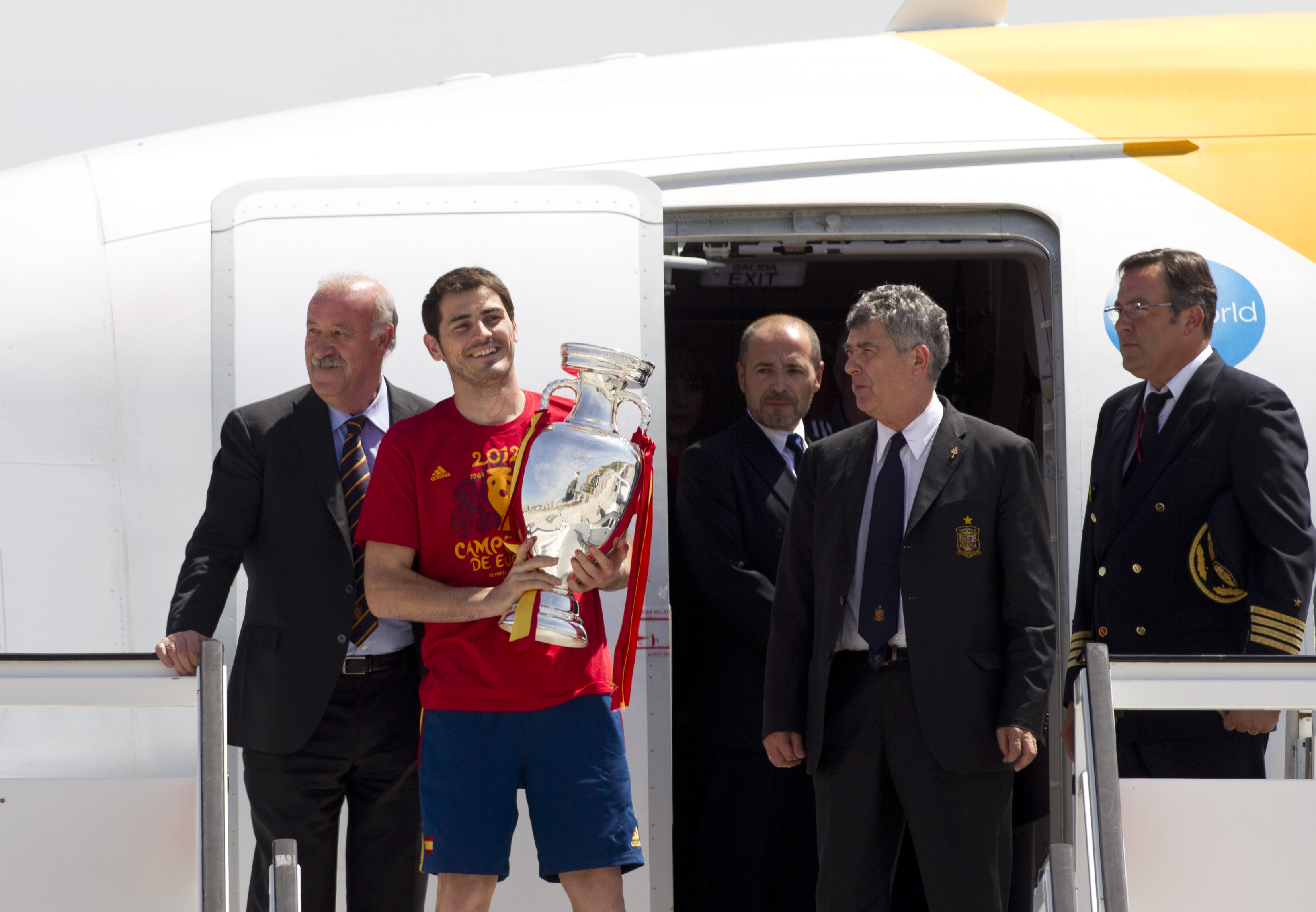 Madrid, La Roja, EM, Fotboll, Fest, Juan Carlos, Mästare, Spanien