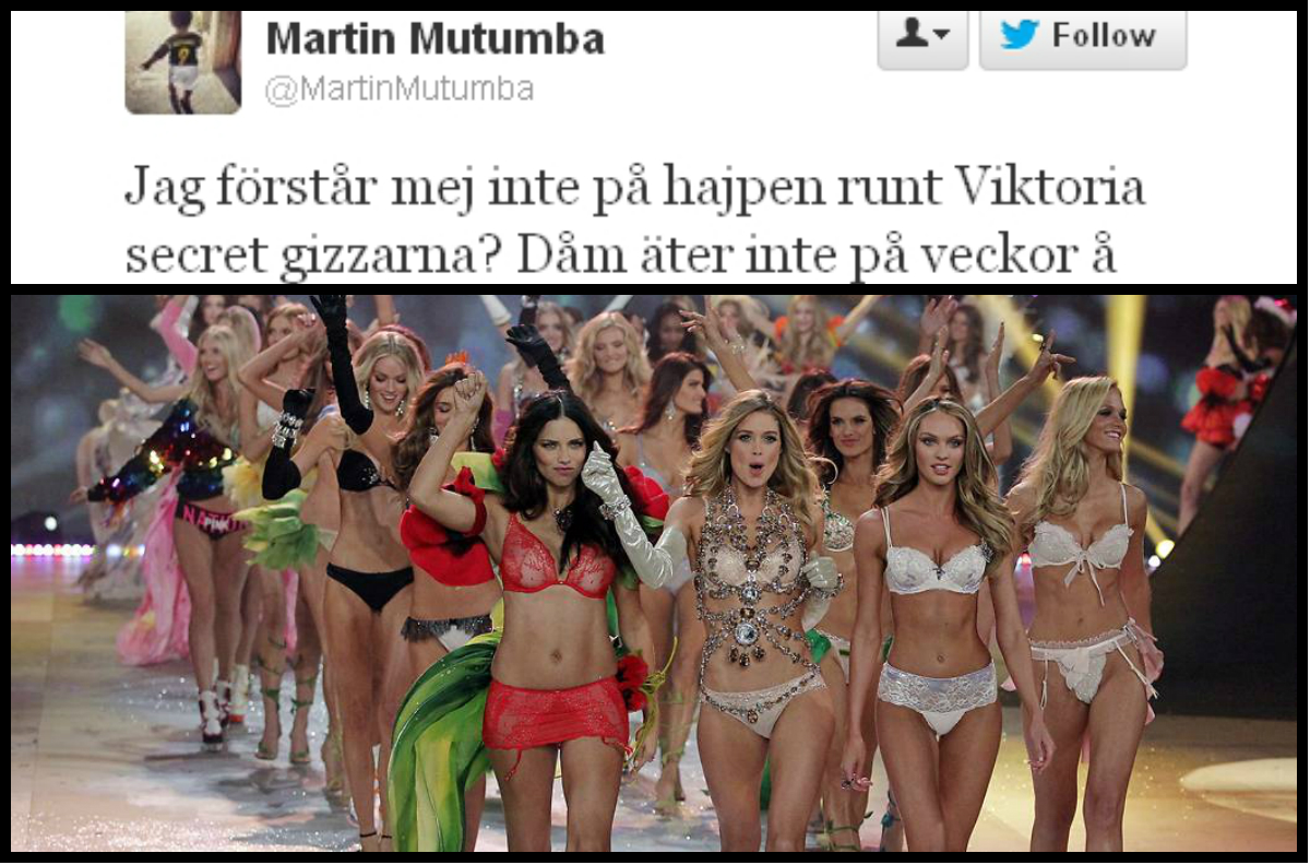 Modeller,  Guzzilagos, Victorias Secret, Underkläder, Martin Mutumba, Plast