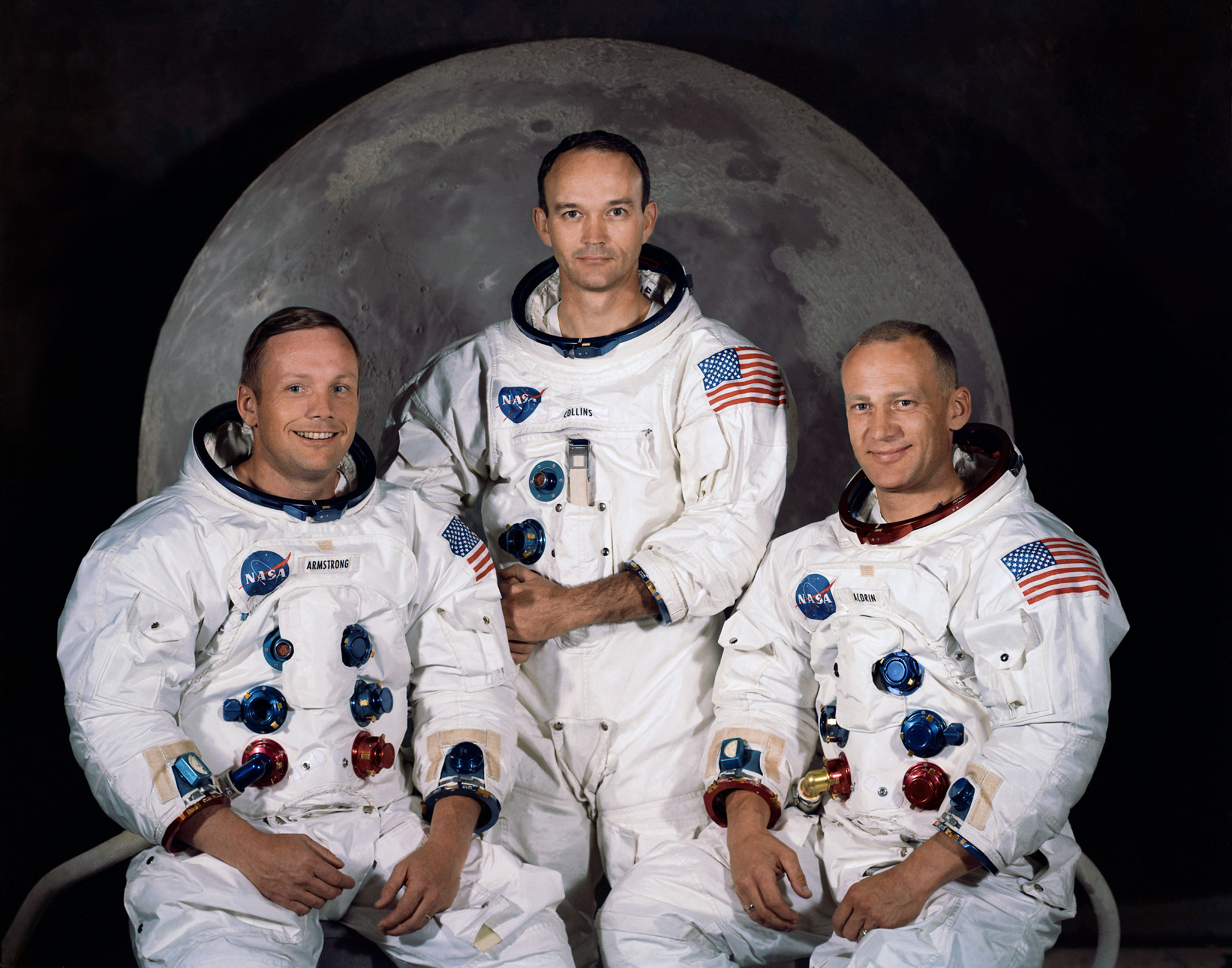  Apollo 11,  Buzz Aldrin, Manen, Neil Armstrong