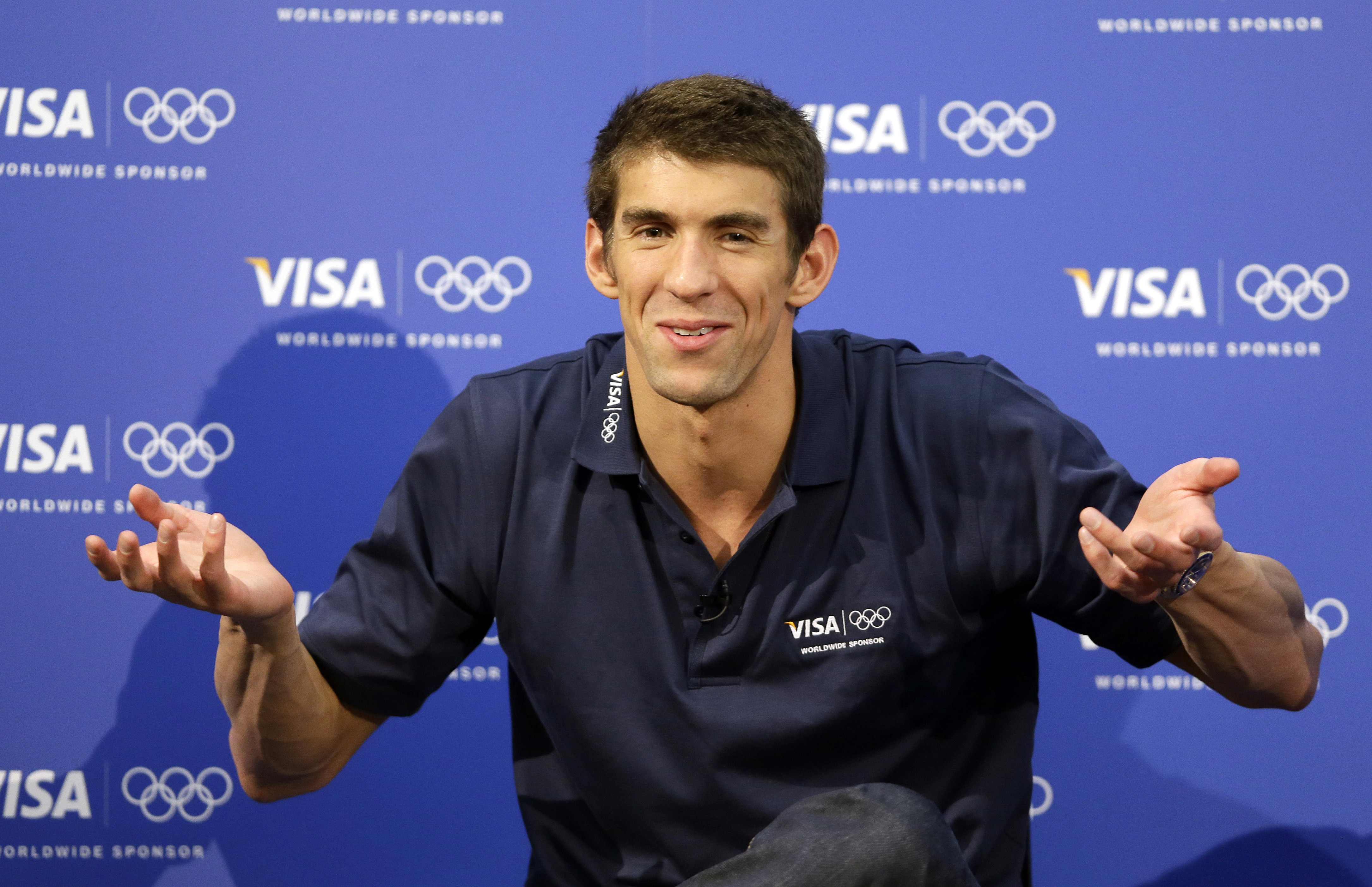 IOK, Michael Phelps, OS, Pater Carlisle, London, Simning, Louis Vuitton
