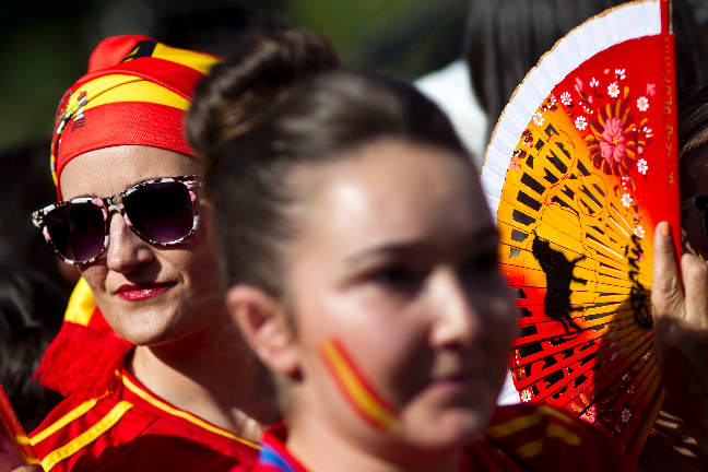 Madrid, Fest, Juan Carlos, Spanien, Mästare, Fotboll, La Roja, EM