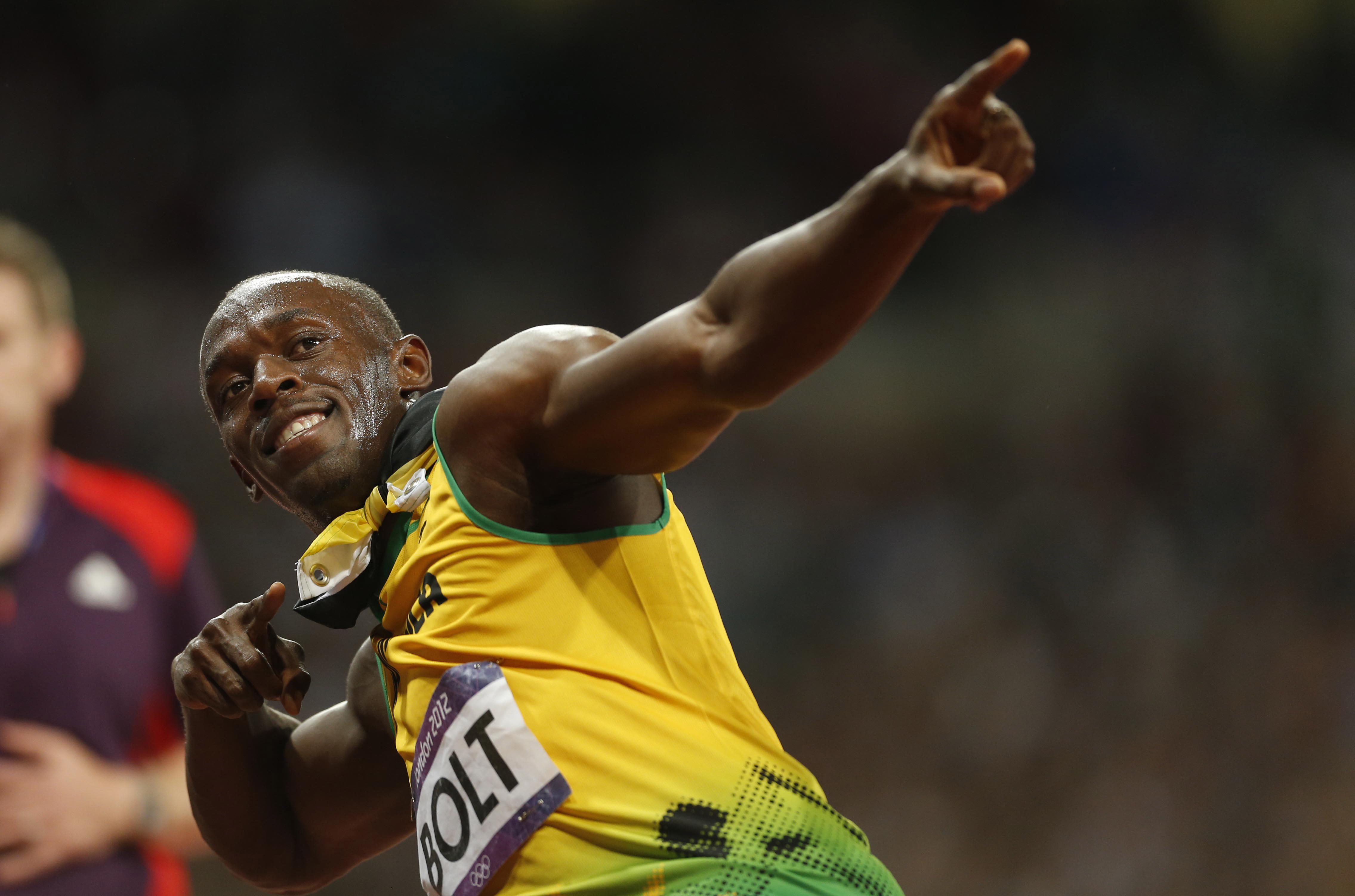 OS, Carl Lewis, Usain Bolt, Jamaica, London