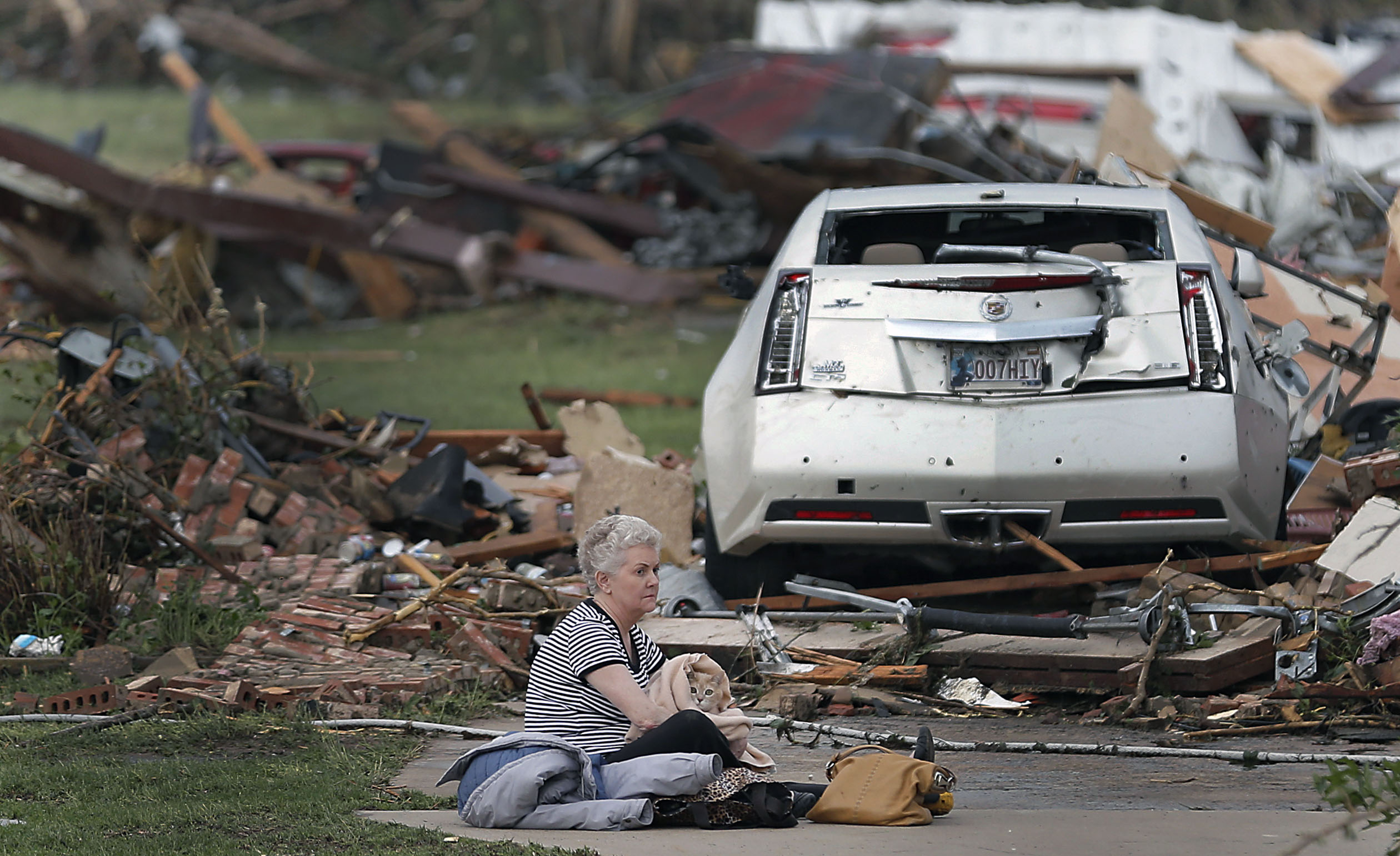 Döda, Oklahoma, USA, Tornado, bildextra