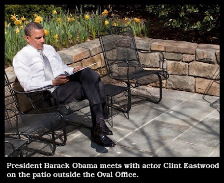 Clint Eastwood, mem, Mitt Romney, Barack Obama