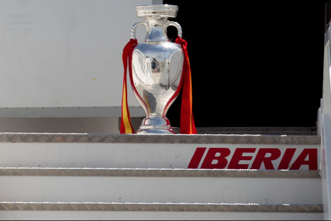 Madrid, La Roja, Fotboll, EM, Spanien, Fest, Juan Carlos, Mästare