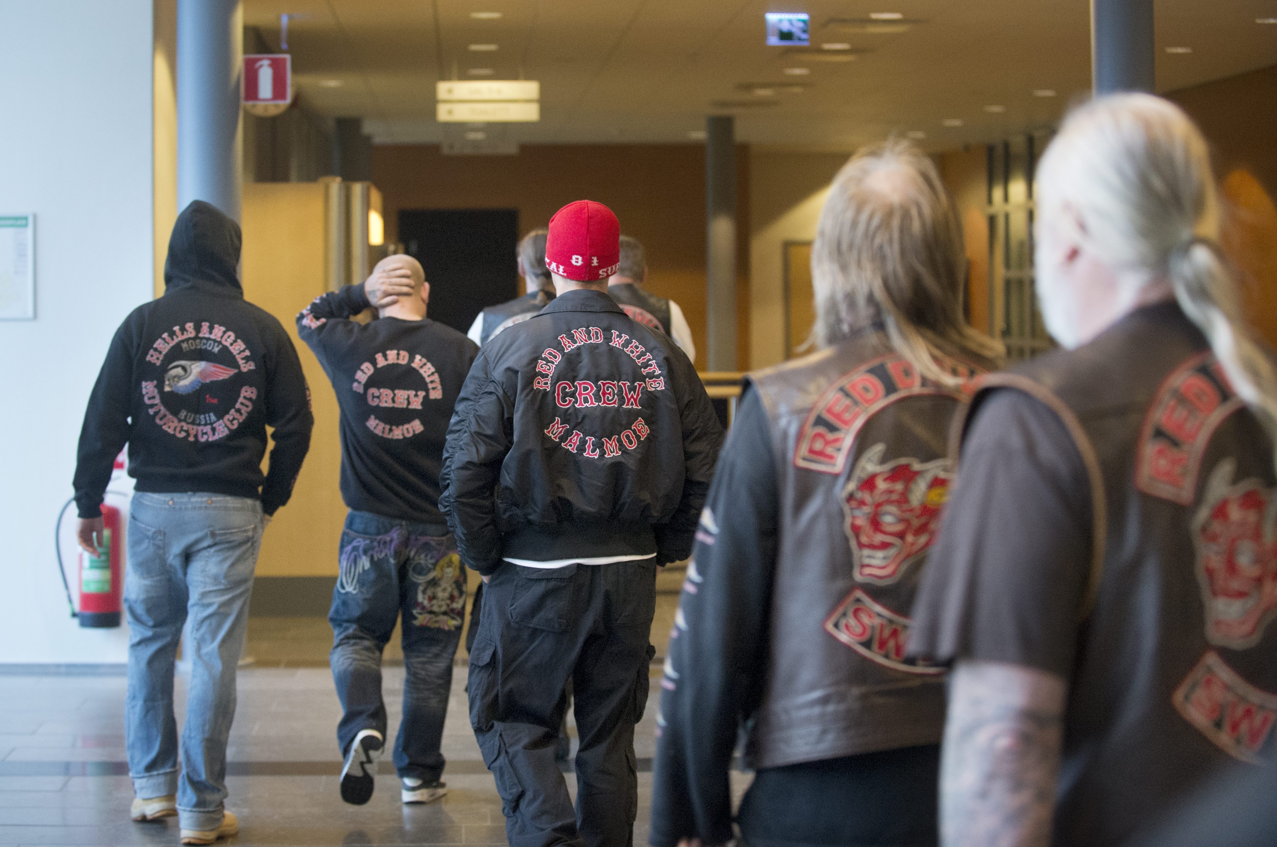 Rättegång, MC-klubb, Mc Svineri, Hells Angels