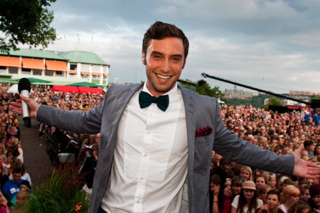 Succé, Måns Zelmerlöw, Historisk, Publikrekord, Allsång på Skansen
