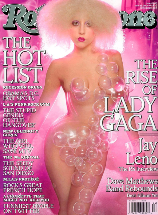 Topless,  Mario Testino, Lady Gaga