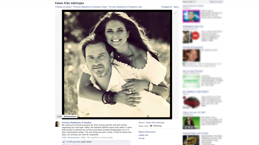  Prinsessa, Madeleine, Smekmånad, Bikini,  favebook, Chris O'Neill, Seychellerna, Madde