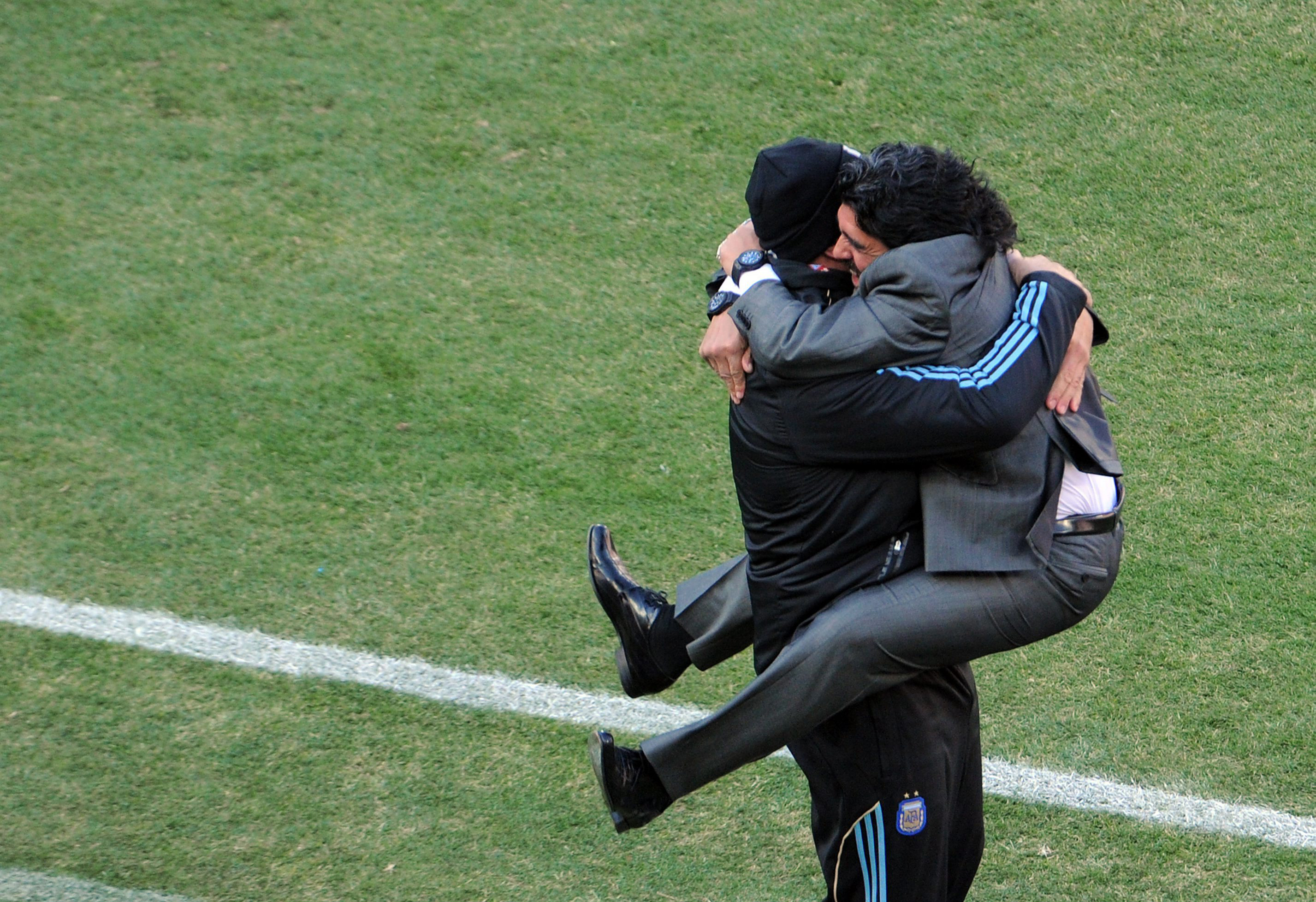 Pungspark, Stenkastning, Diego Maradona, argentina