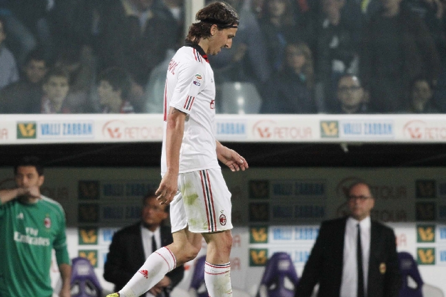 Massimiliano Allegri, milan, Fotboll, Zlatan Ibrahimovic, serie a
