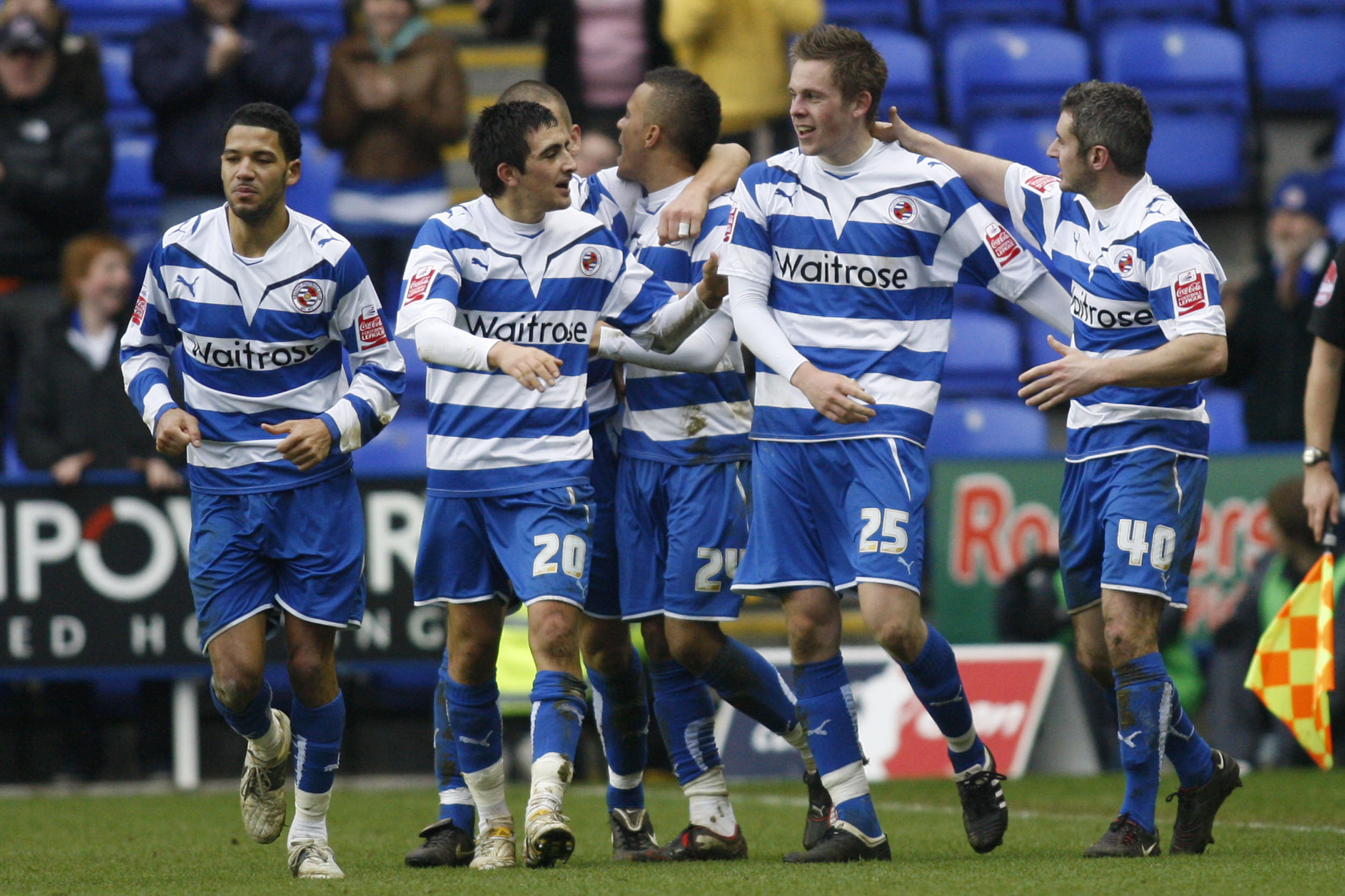 Reading, Wigan, Swansea, Norwich, Southampton, Premier League