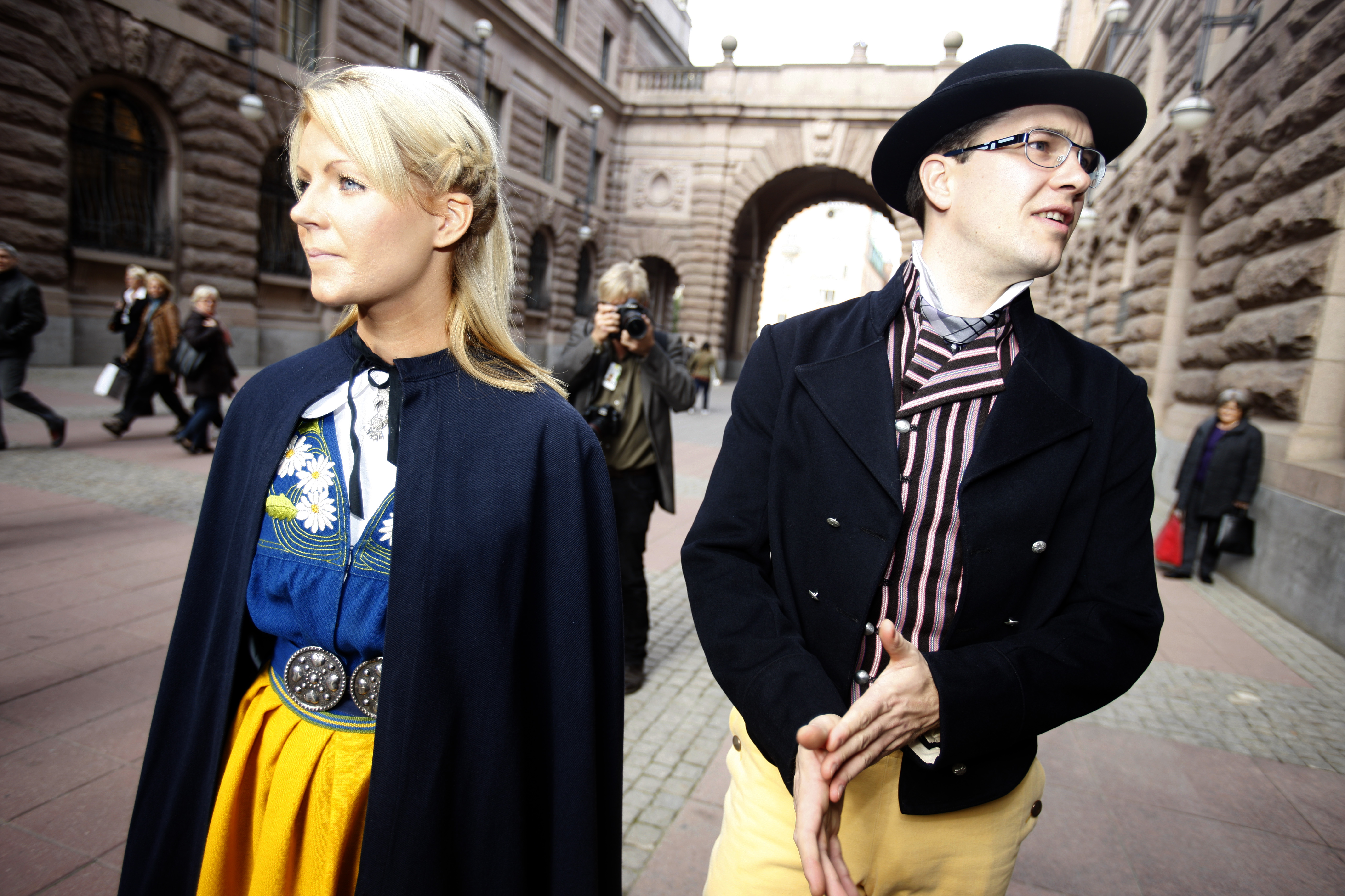Louise Erixon y Jimmie Åkesson Louise Erixon y Jimmie Åkesson