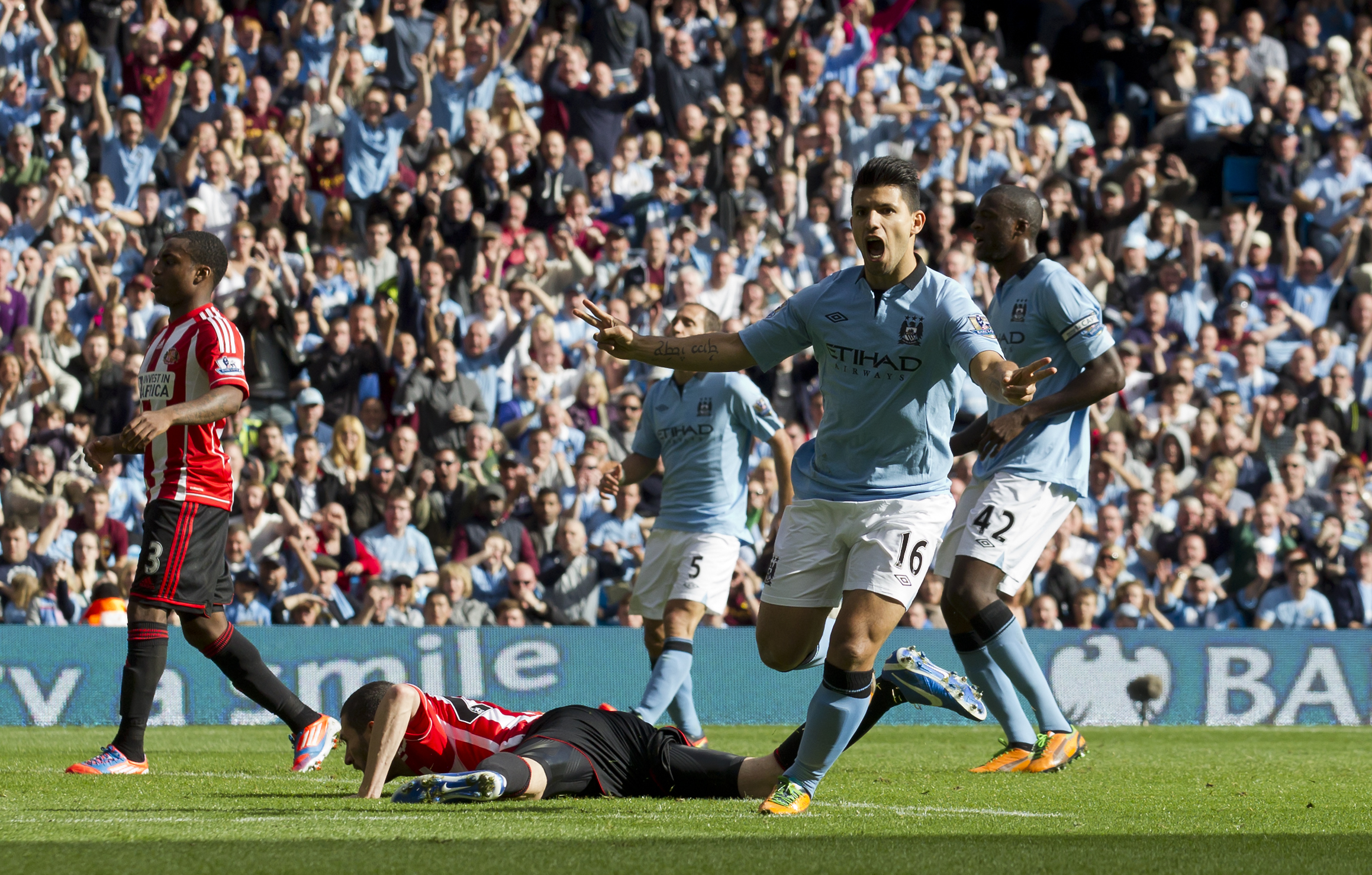 Manchester City, Sunderland, Sergio Agüero, Premier League
