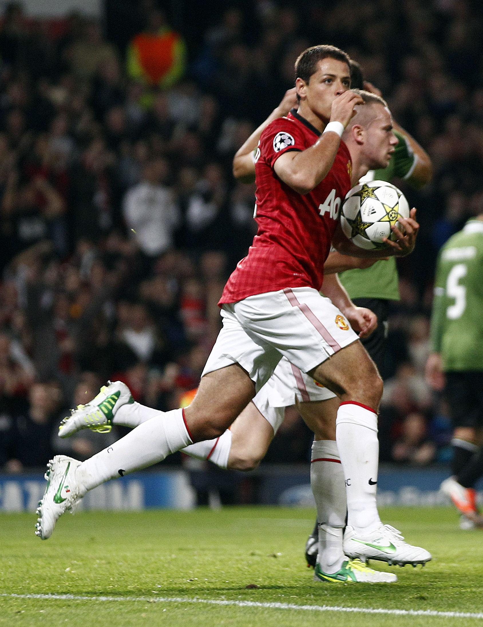 Champions League, Chicharito, Manchester United