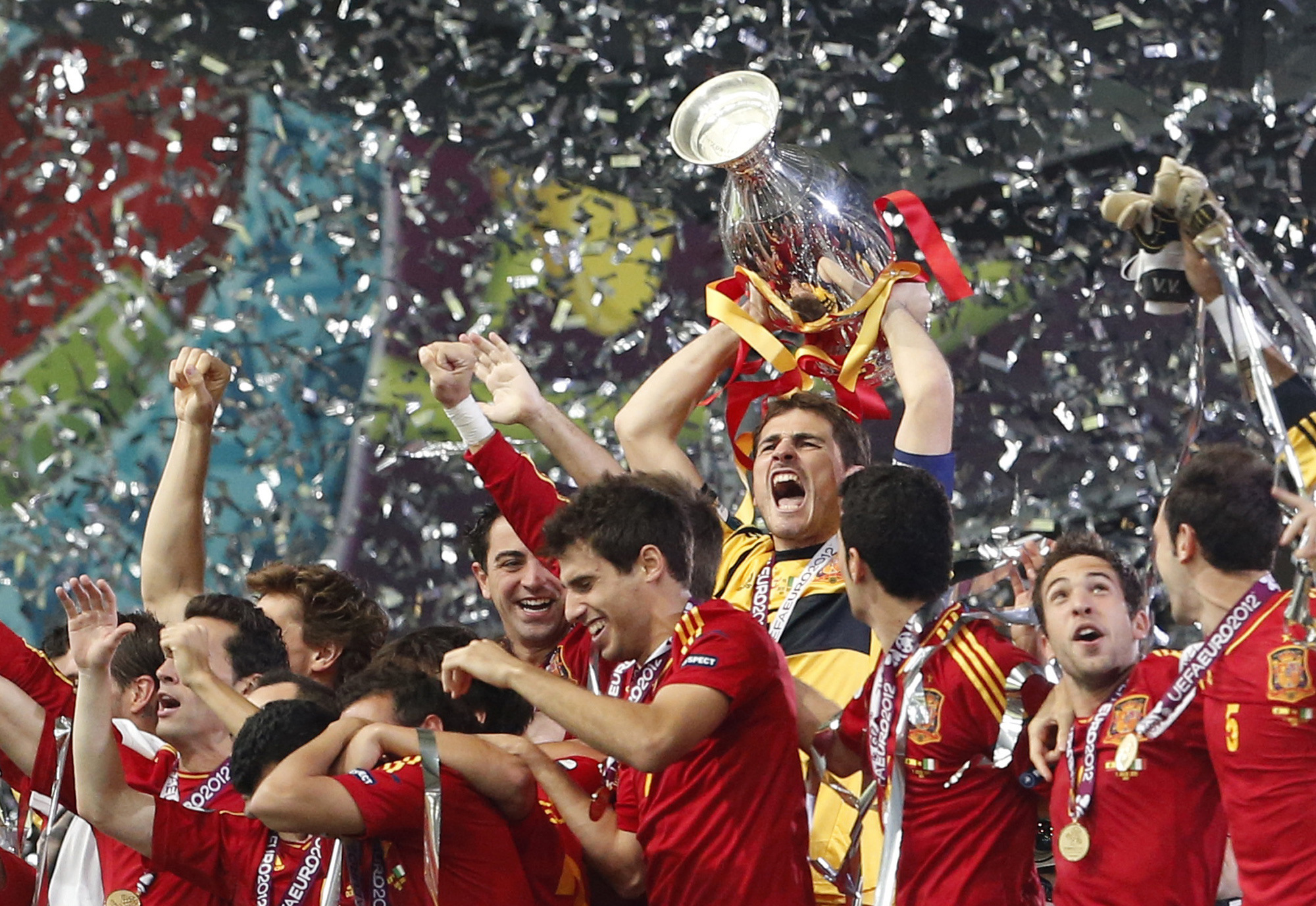 Startelva, EM, EM-guld, Regerande mästare, Brasilien, EM-nyheter, Fotboll, VM 2014, Spanien