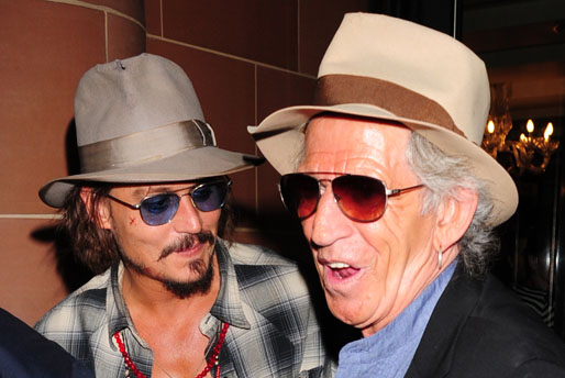 Keith Richards, Johnny Depp