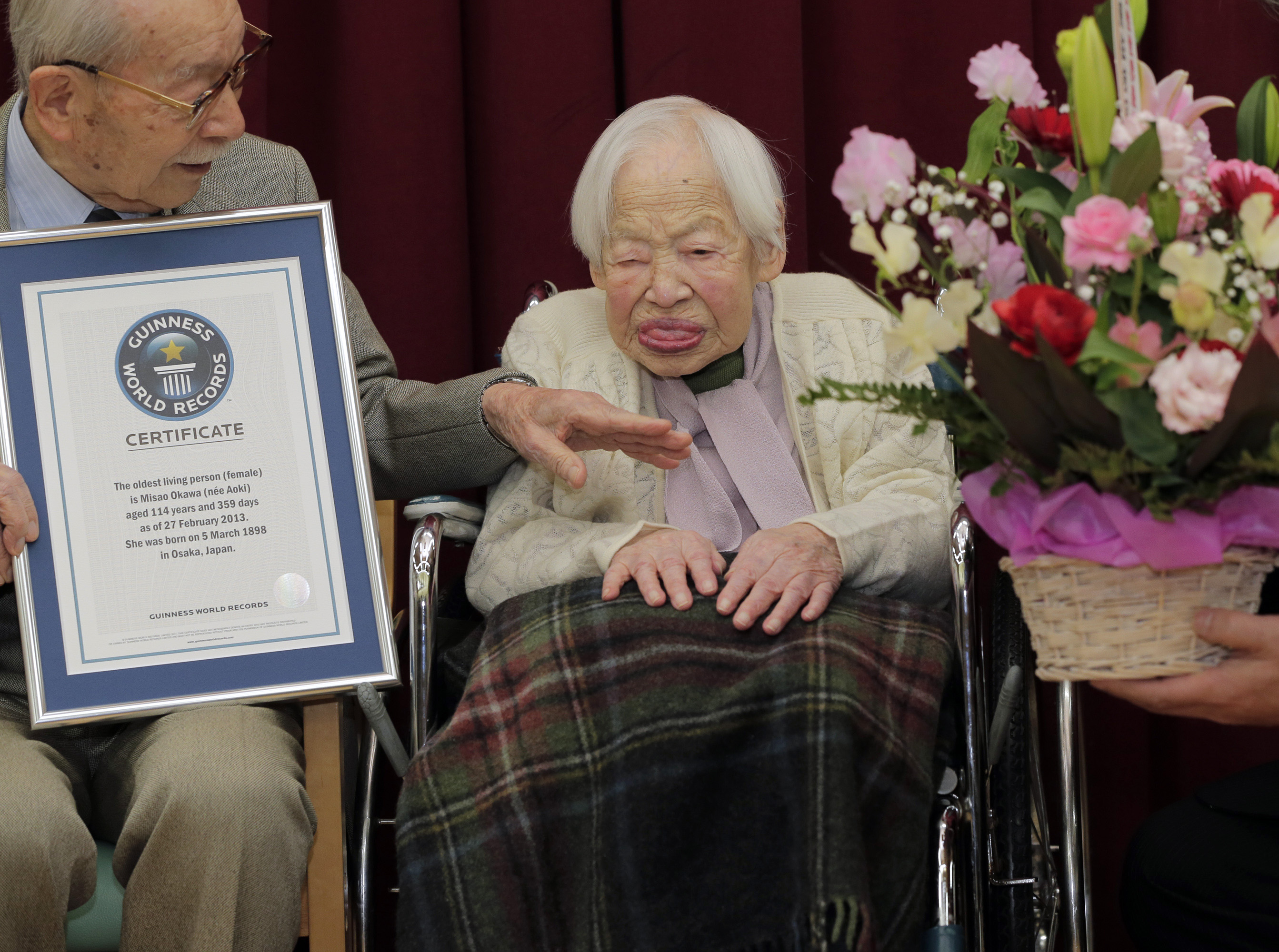 .old, Kvinna, Japan, Guinness World Records, äldsta, Världens