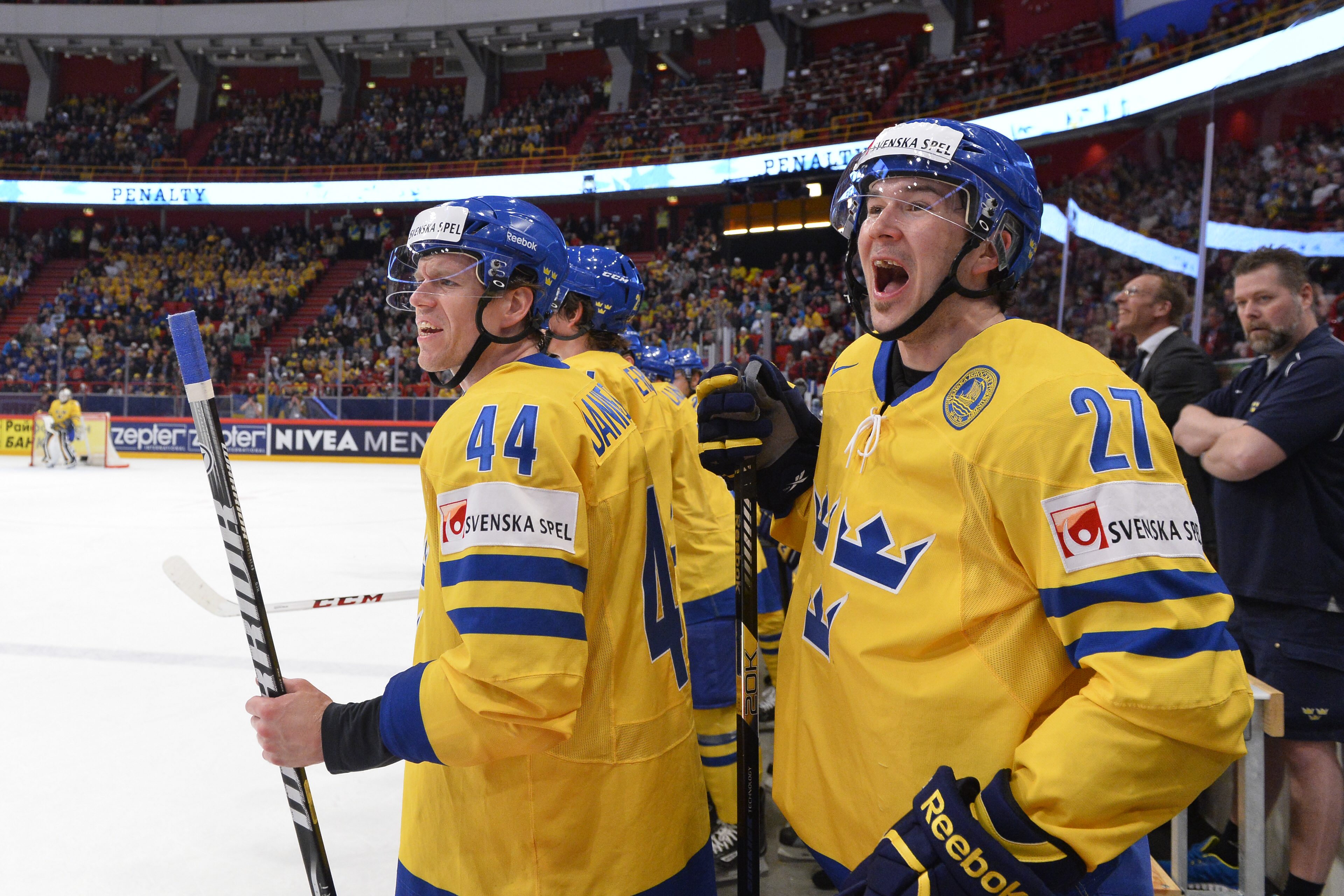 Globen, ishockey, Kanada, Kvartsfinal, Sverige, Hockey-VM