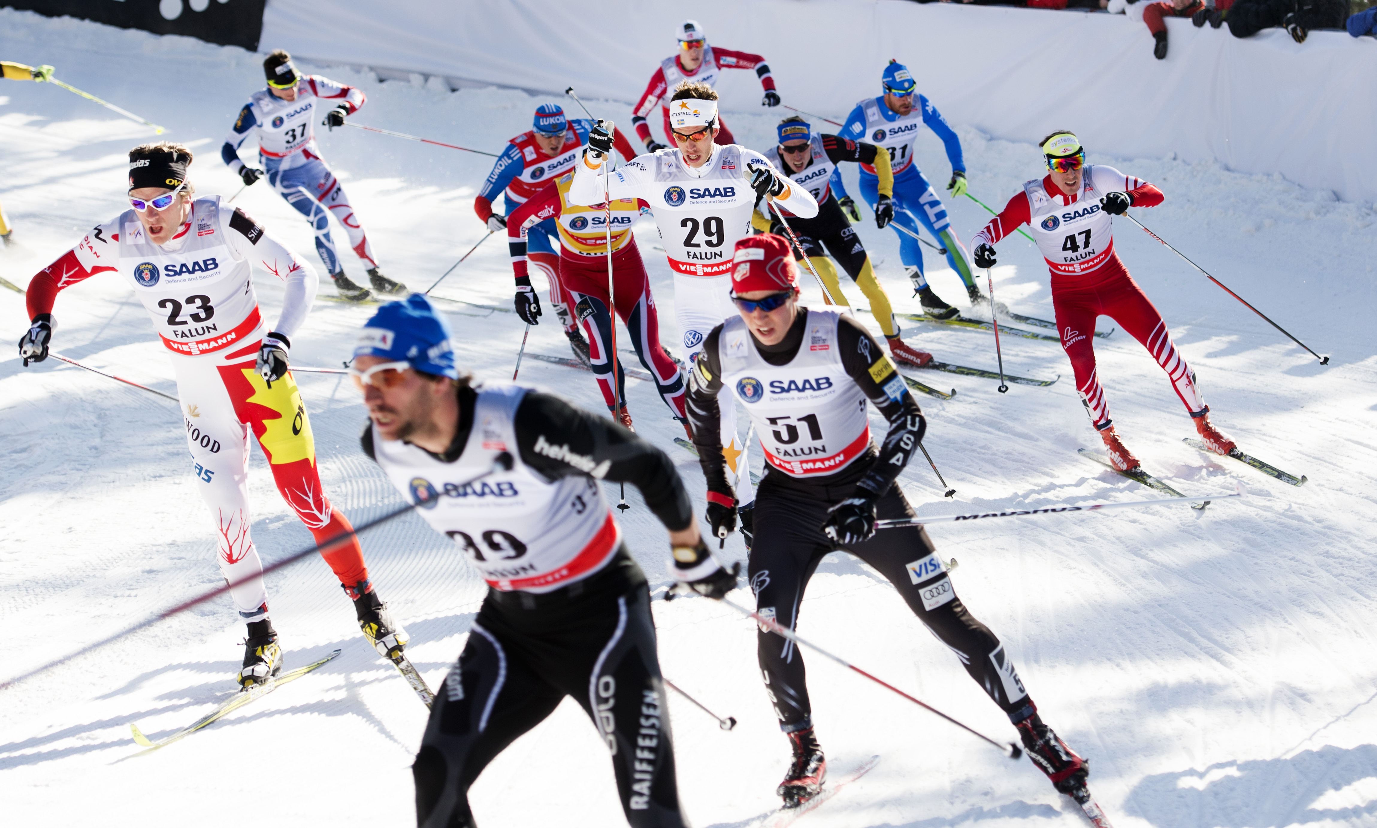 Falun, Marcus Hellner, Petter Northug, Längd