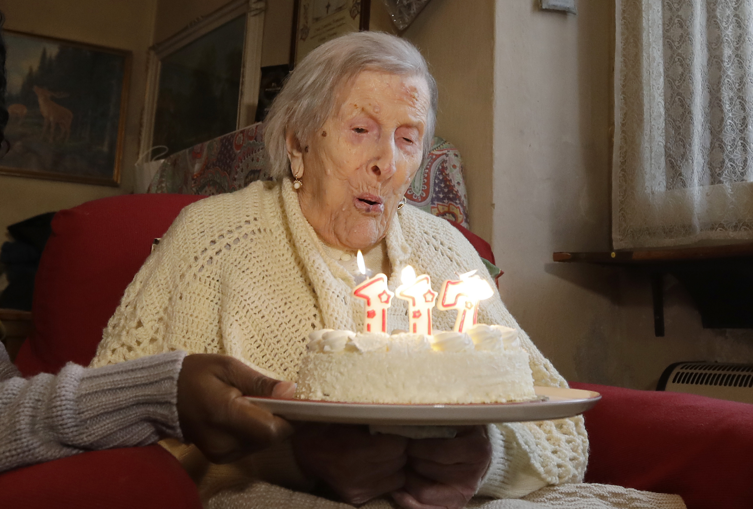 117-åriga Emma Morano, världens äldsta levande person.