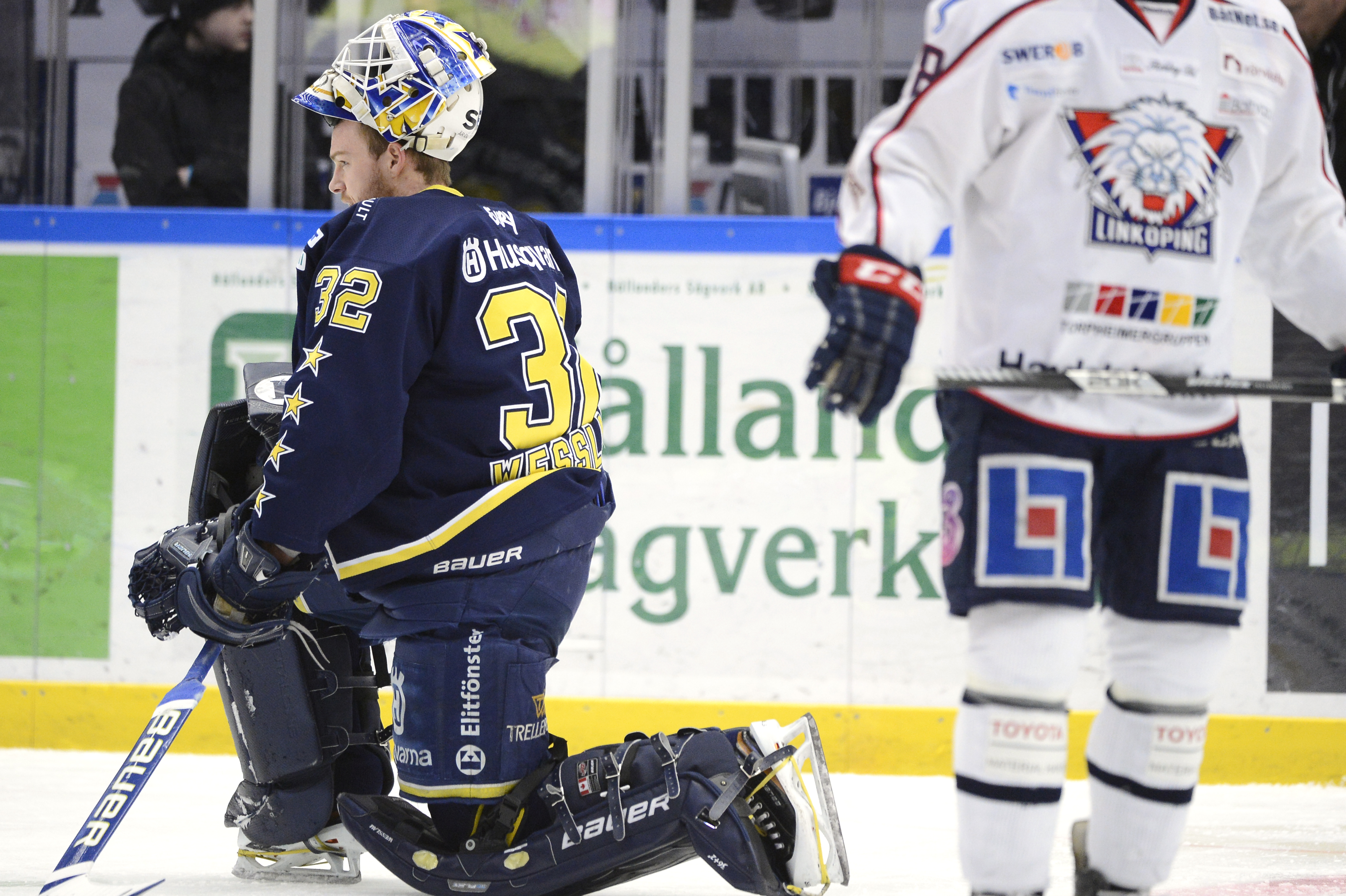 Förnedring, SM-slutspel, Gustaf Wesslau, Linkoping, ishockey, HV71