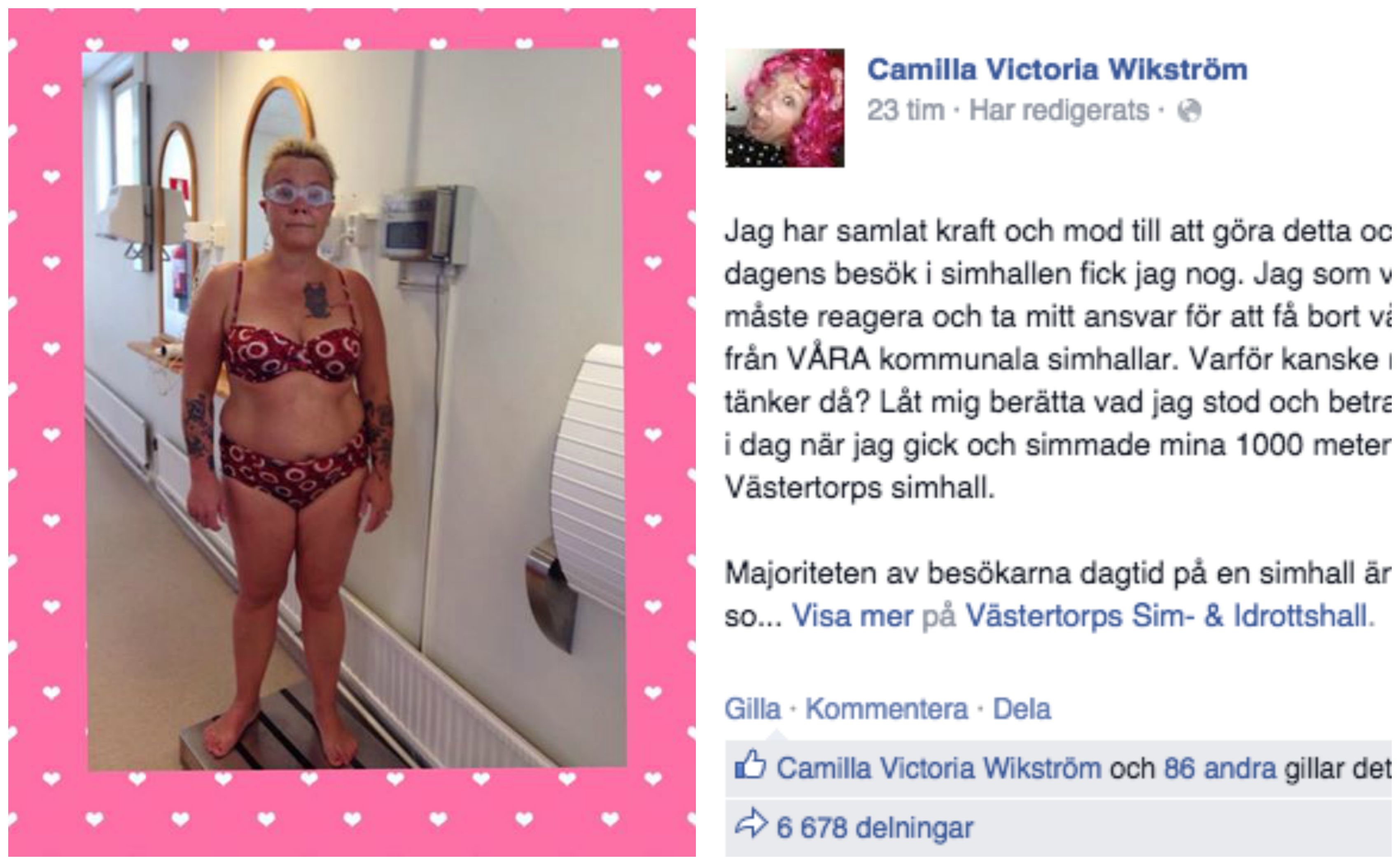 Simhall, Våg, Kroppsideal, Vikthets