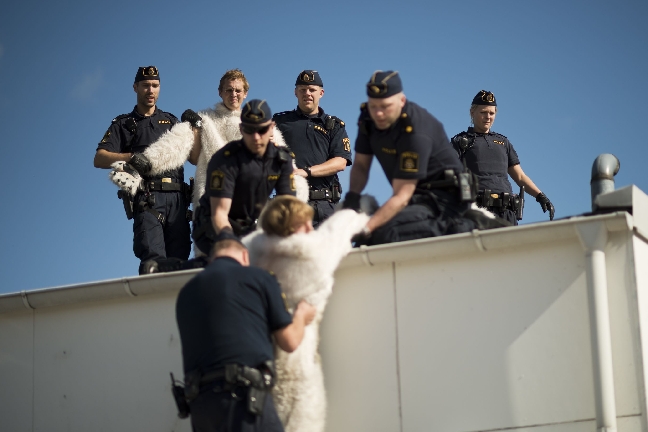 Aktion, Protest, Greenpeace, Arktis, Shell, ST