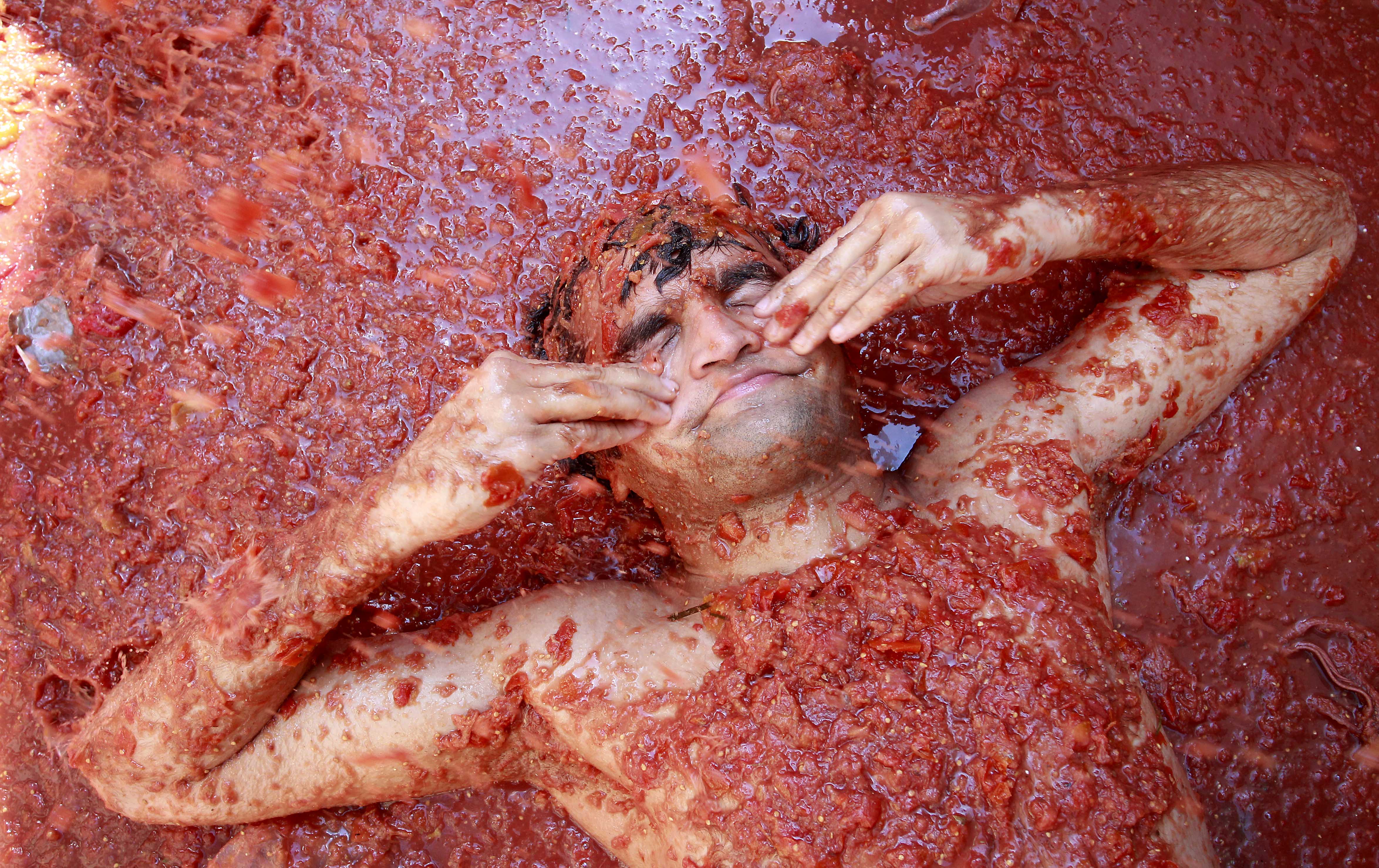 Spanien,  Tomatkrig, Tomatina