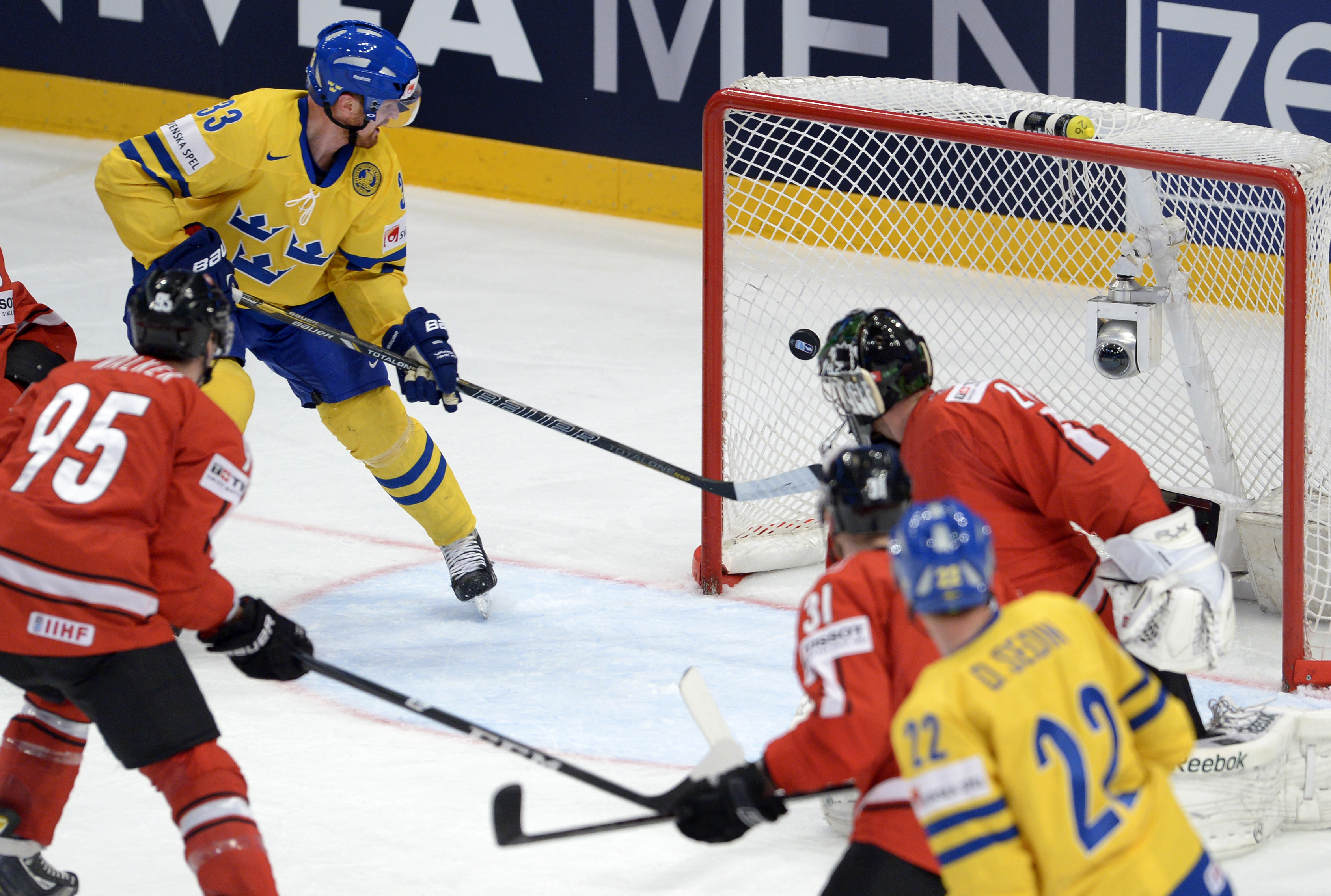 VM-guld, Hockey-VM, Sverige, Schweiz