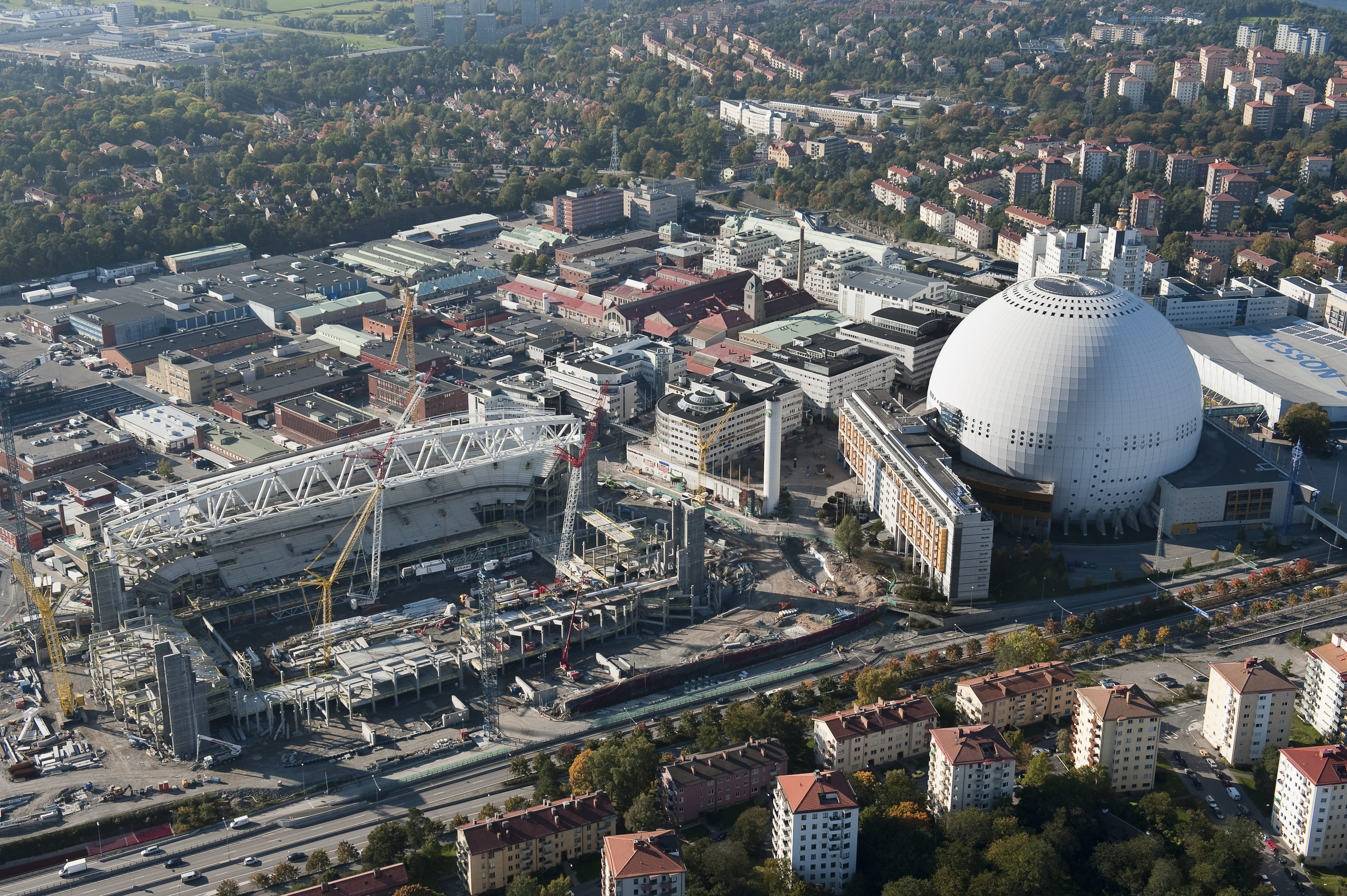 Stockholmsarenan, Söderstadion, Hammarby, Djurgarden, Fotboll