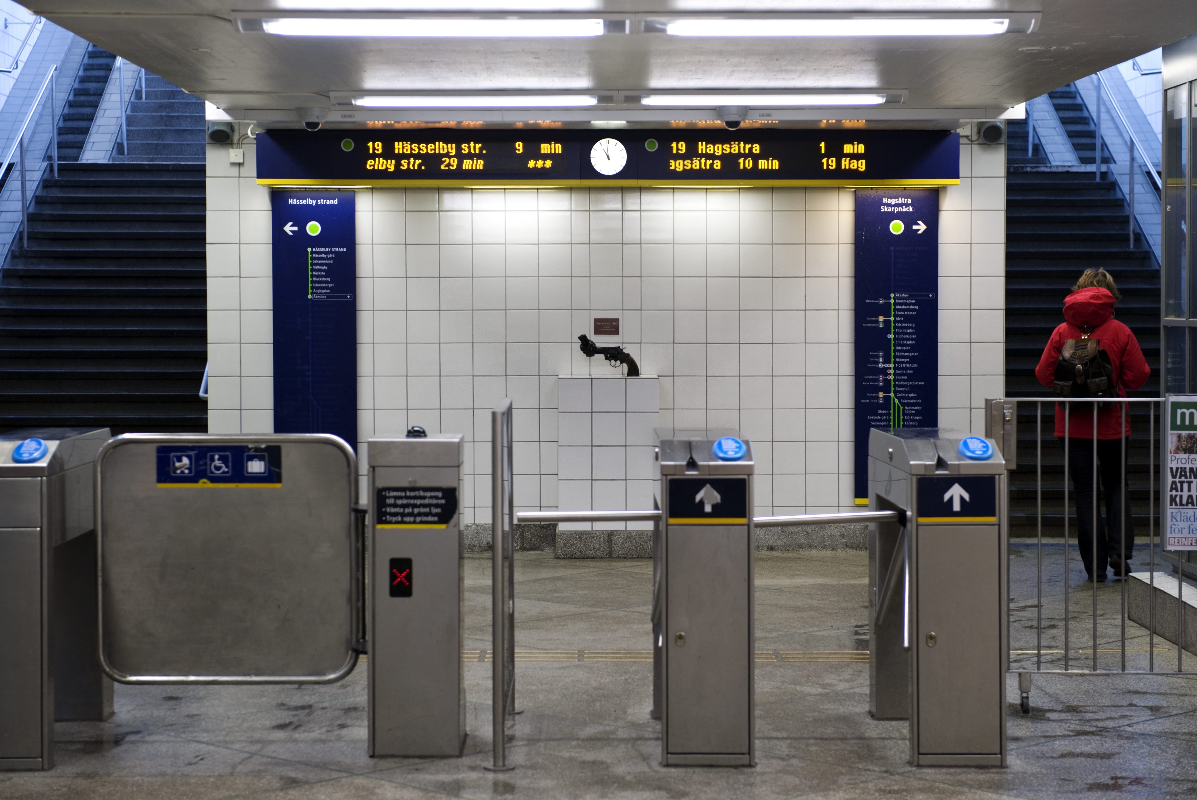 Biljettkontroll, SL, SL-kort, tunnelbana