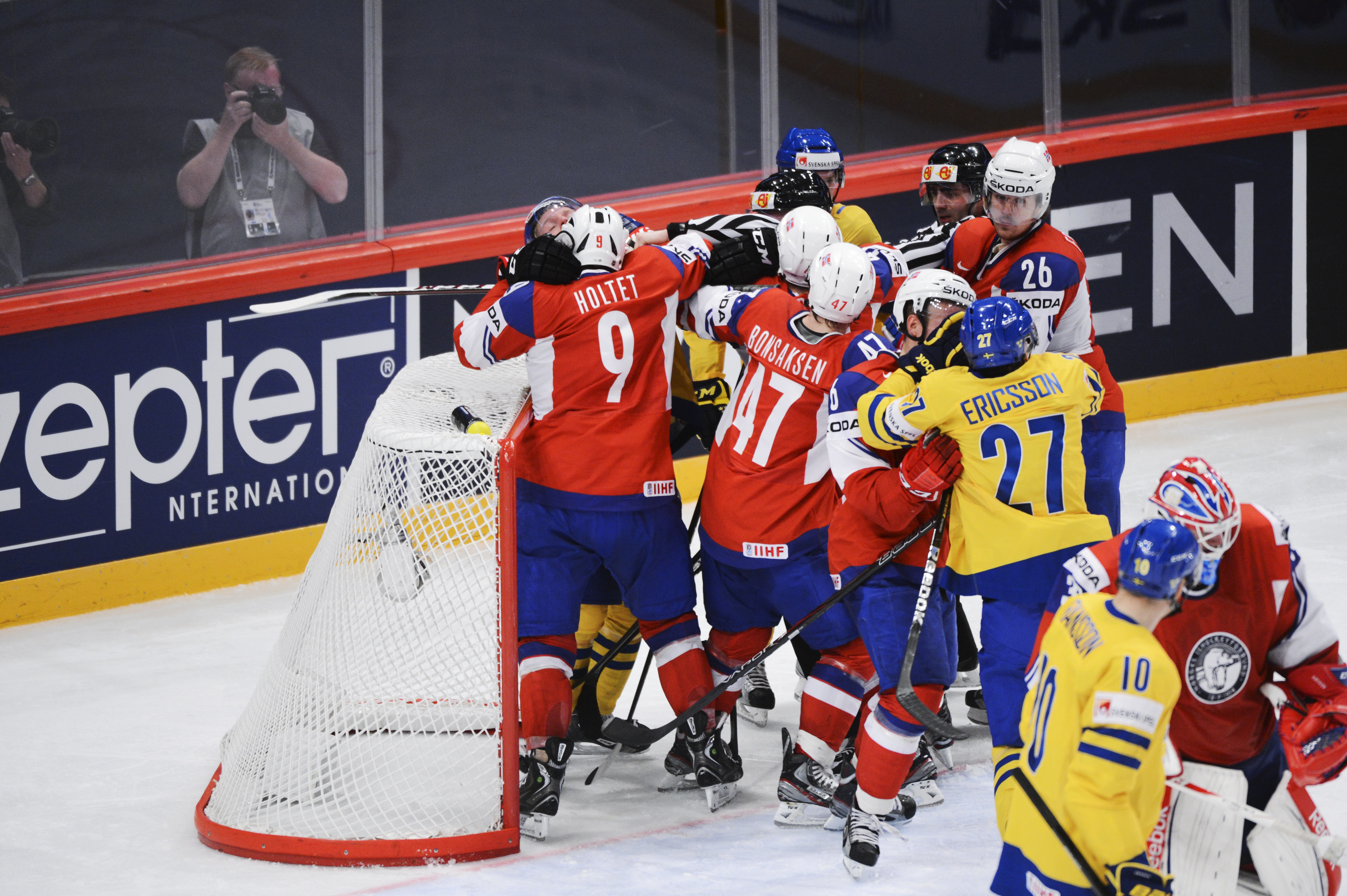 Hockey-VM, Norge, Globen, Sverige, Tre Kronor