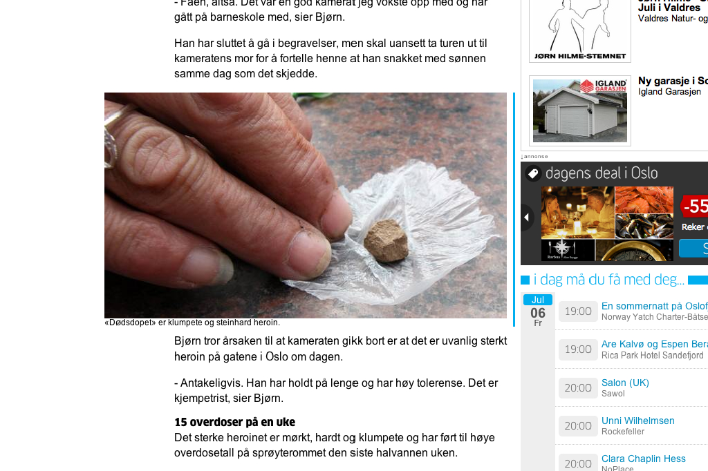 Polis, Narkotika, Oslo, Heroin, Norge
