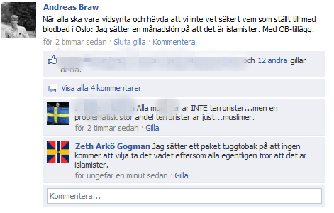 KDU, Terrordåd, Zeth Arkö Gogman, Christian Carlsson, Norge, Anders Behring Breivik, Oslo, Politik, Terror, Andreas Braw, Mats Odell, Kristdemokraterna