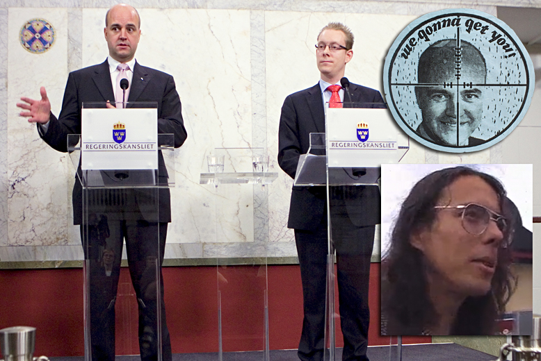 Ronny Esbjörnsson, Affischer, Sverigedemokraterna, Anders Borg, Hörby, Tobias Billström, Dan Park, Säpo, Hot, Politik, SD