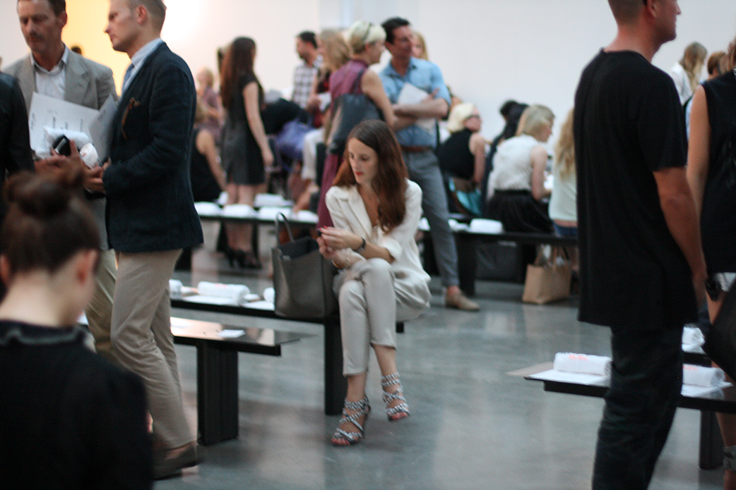  snapshots, New York Fashion Week, Helmut Lang