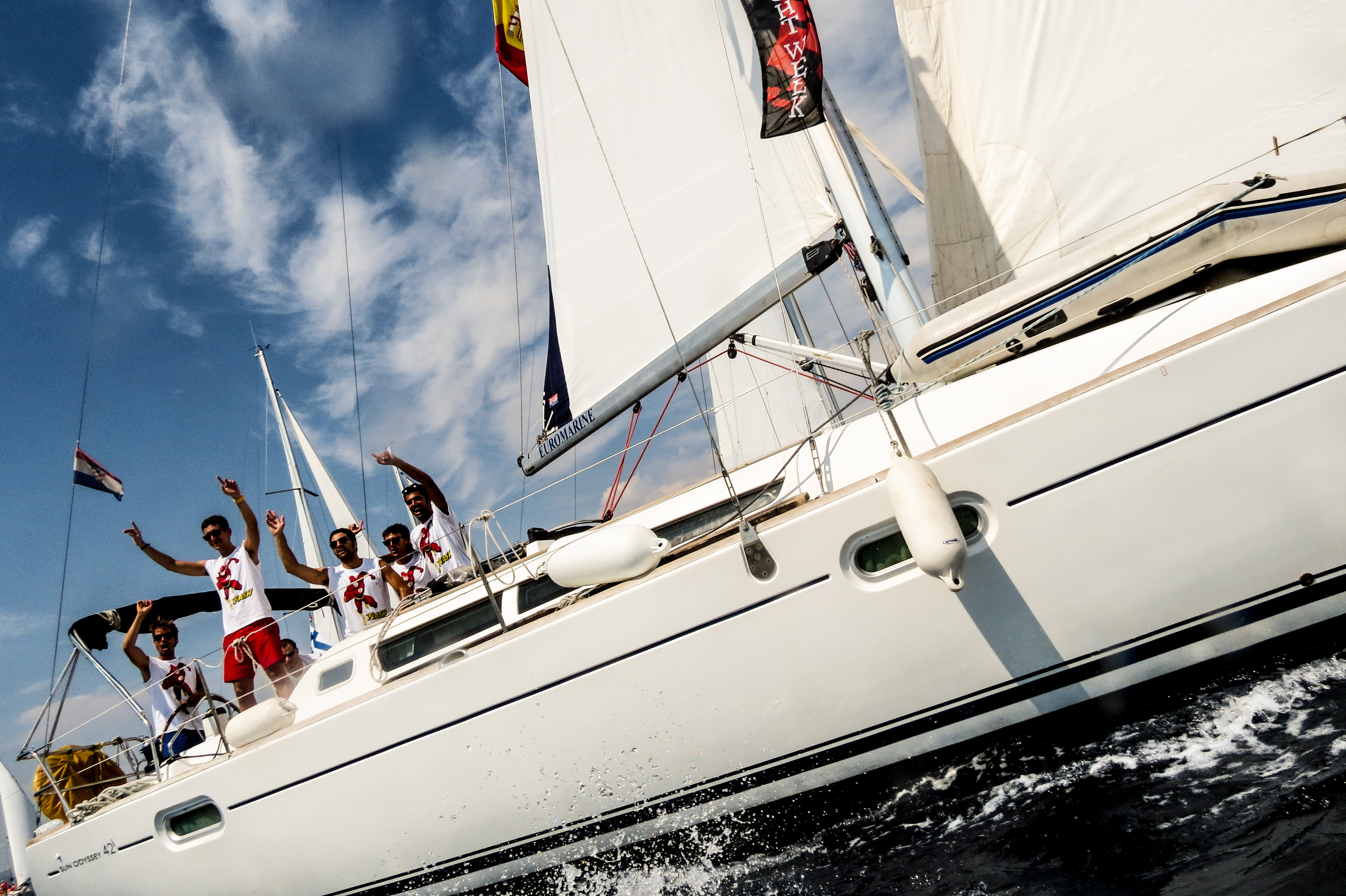 Party, Y+M, yacht week, sailing, Malin Evrenos, the yacht week