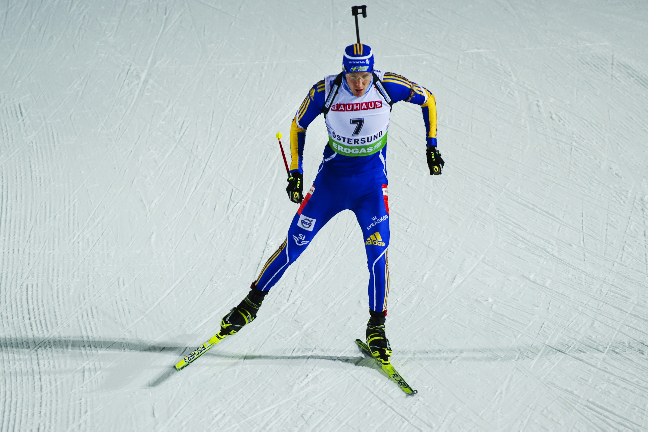 Bom, Bjorn Ferry, Carl-Johan Bergman, Skidskytte