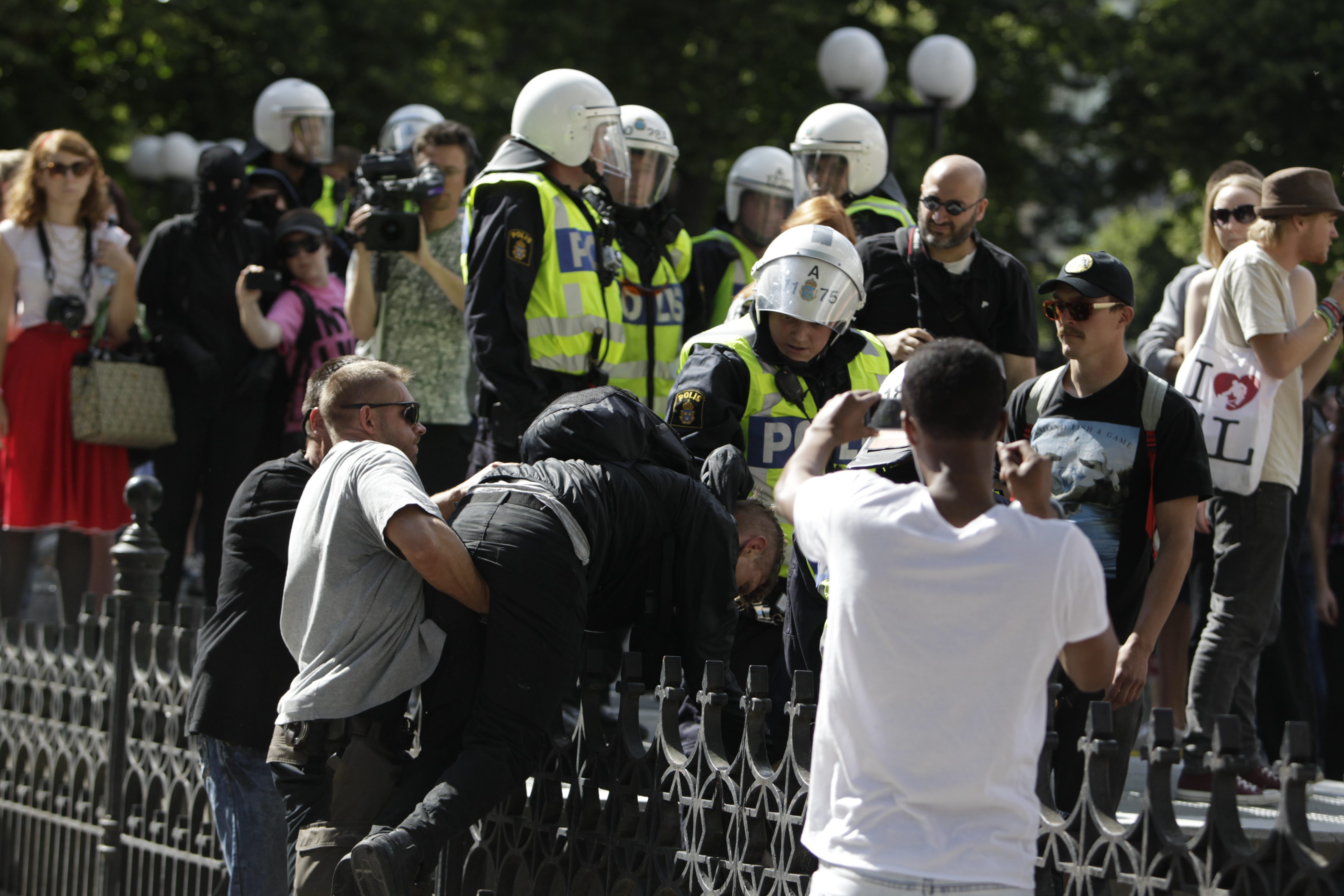 Stockholm, Robert Spencer, Pride,  EDL,  Tommy Robinson,  Pamela Geller,  SDL,  Counterjihadrörelsen