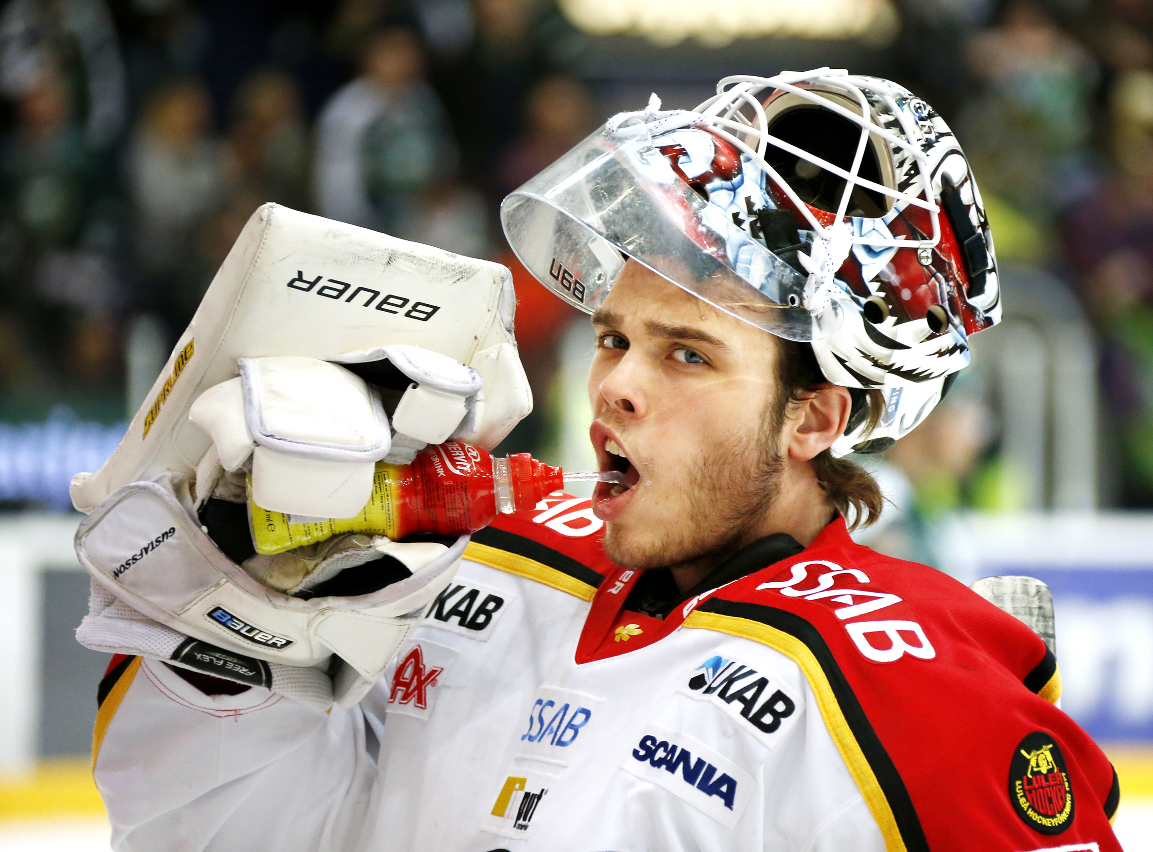 Sport, Hockey, Johan Fransson, Lulea, elitserien, ishockey, Viktor Arvidsson, Skelleftea