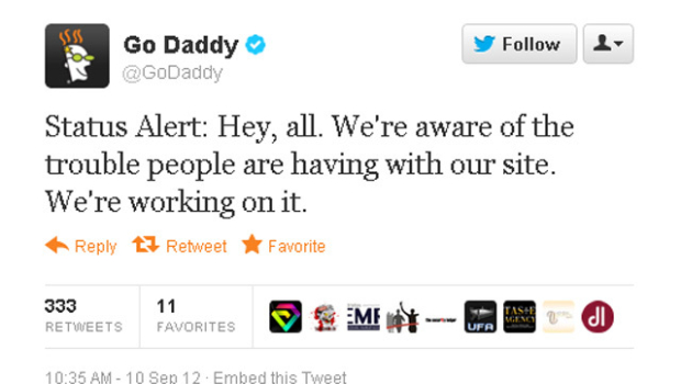 go daddy, Anonymous