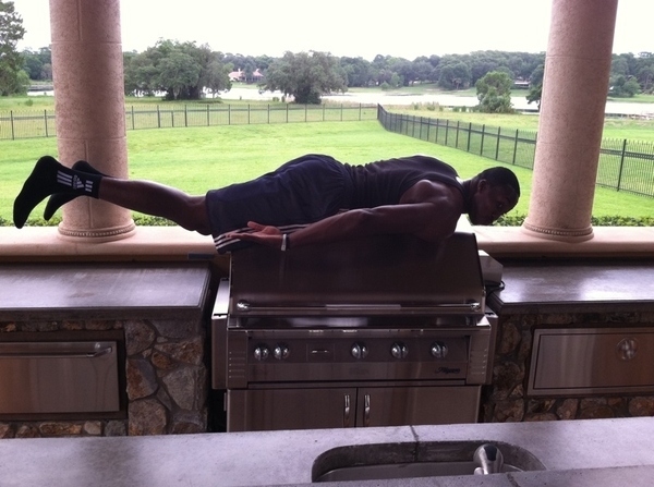 Planking, NBA, Gilbert Arenas, Dwight Howard, bildextra
