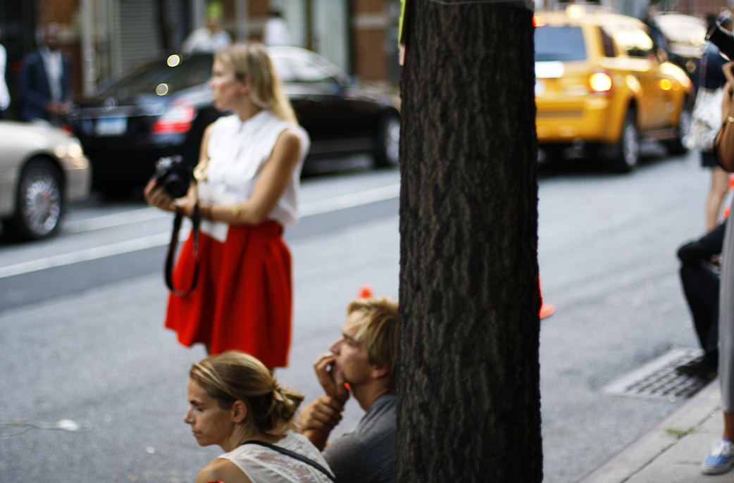  snapshots, New York Fashion Week, Helmut Lang