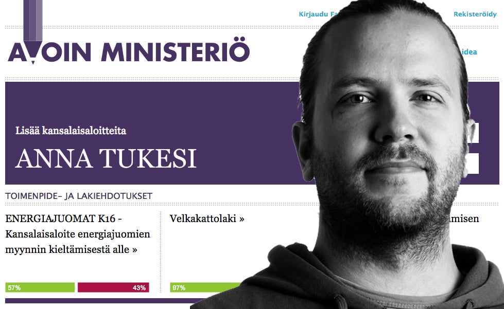 joonas pekkanen, Demokrati, avoin ministeriö, Finland