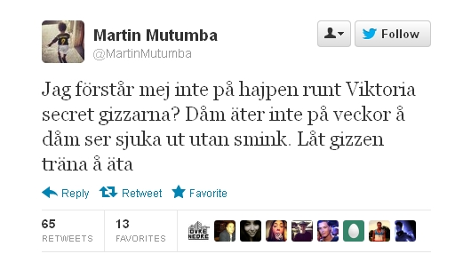Underkläder, Modeller,  Guzzilagos, Victorias Secret, Martin Mutumba, Plast